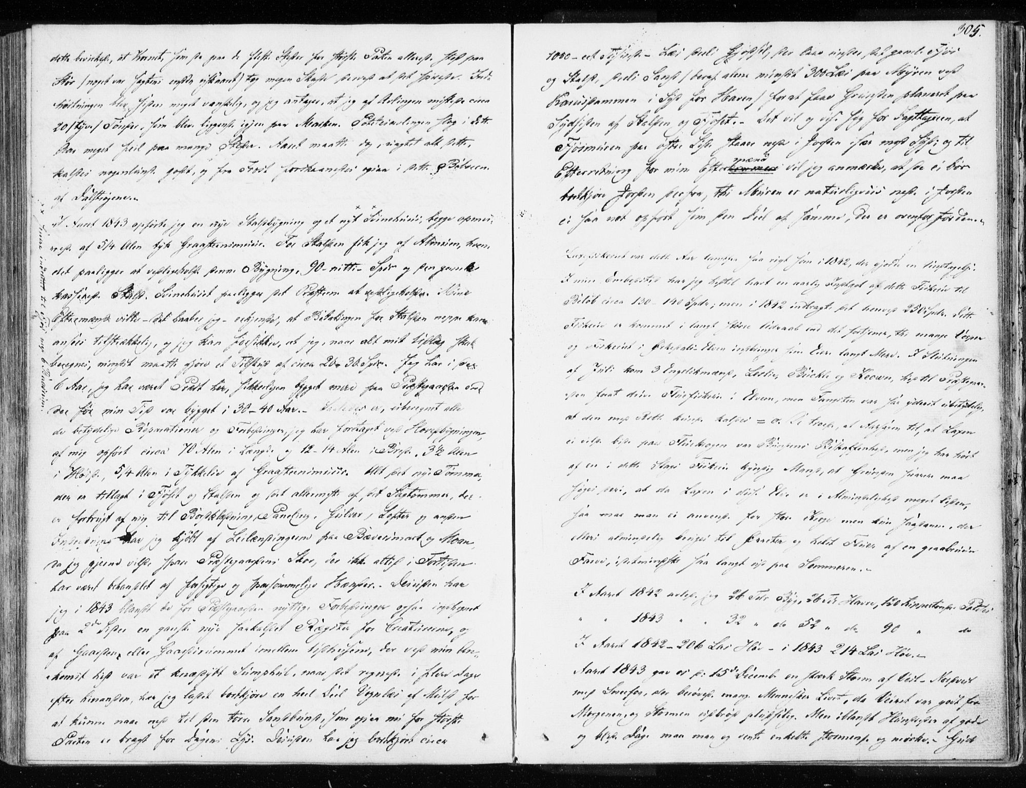 Ministerialprotokoller, klokkerbøker og fødselsregistre - Sør-Trøndelag, SAT/A-1456/655/L0676: Parish register (official) no. 655A05, 1830-1847, p. 305