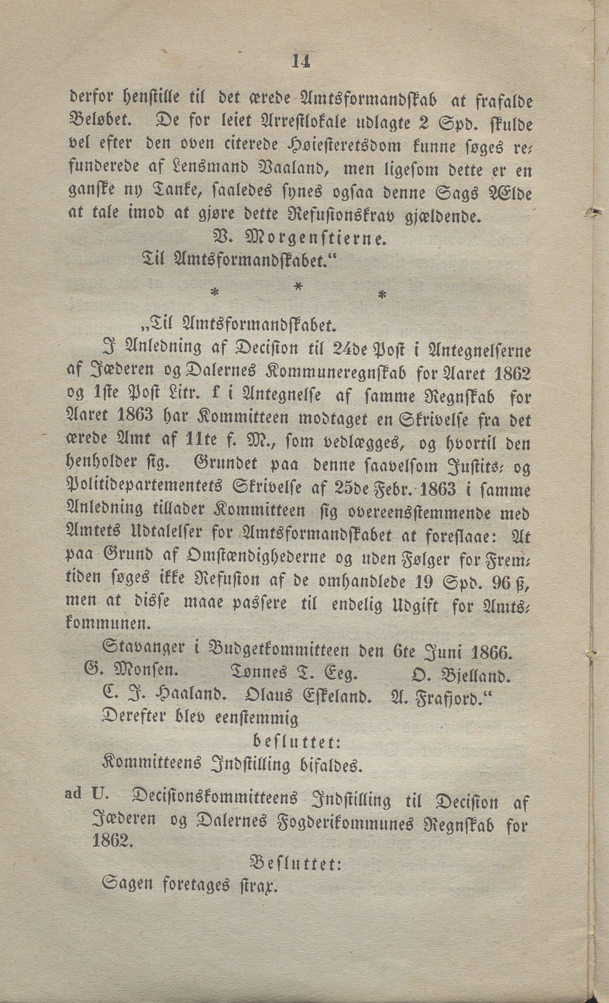 Rogaland fylkeskommune - Fylkesrådmannen , IKAR/A-900/A, 1865-1866, p. 287