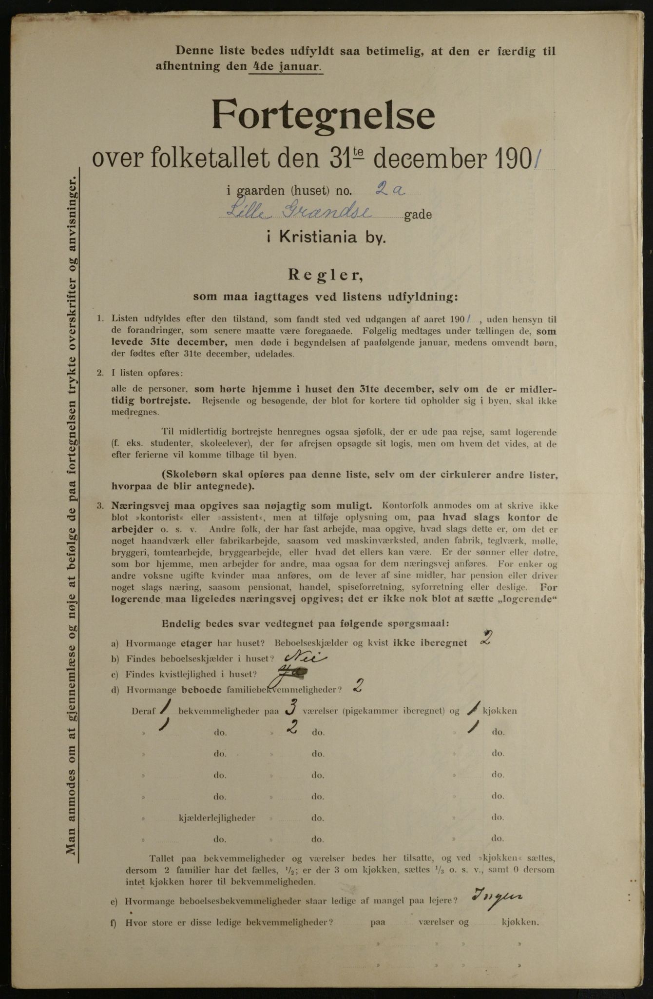 OBA, Municipal Census 1901 for Kristiania, 1901, p. 8887