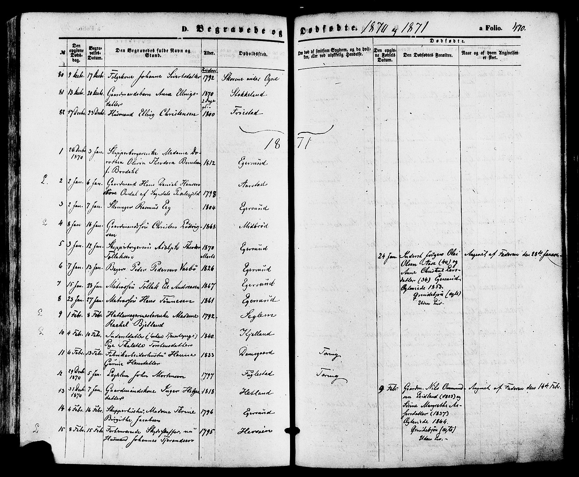Eigersund sokneprestkontor, SAST/A-101807/S08/L0014: Parish register (official) no. A 13, 1866-1878, p. 470