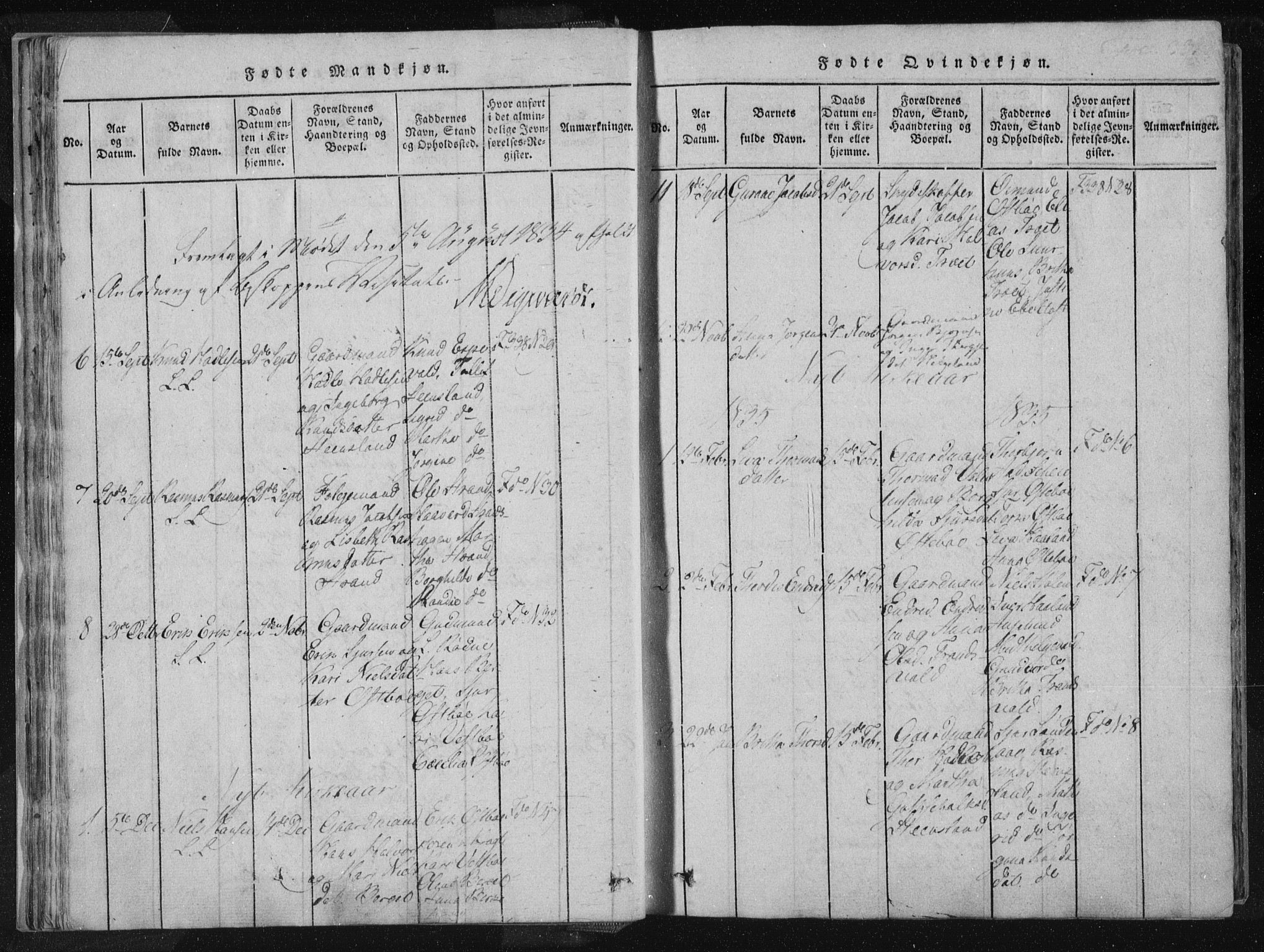 Vikedal sokneprestkontor, SAST/A-101840/01/IV: Parish register (official) no. A 4, 1816-1850, p. 33