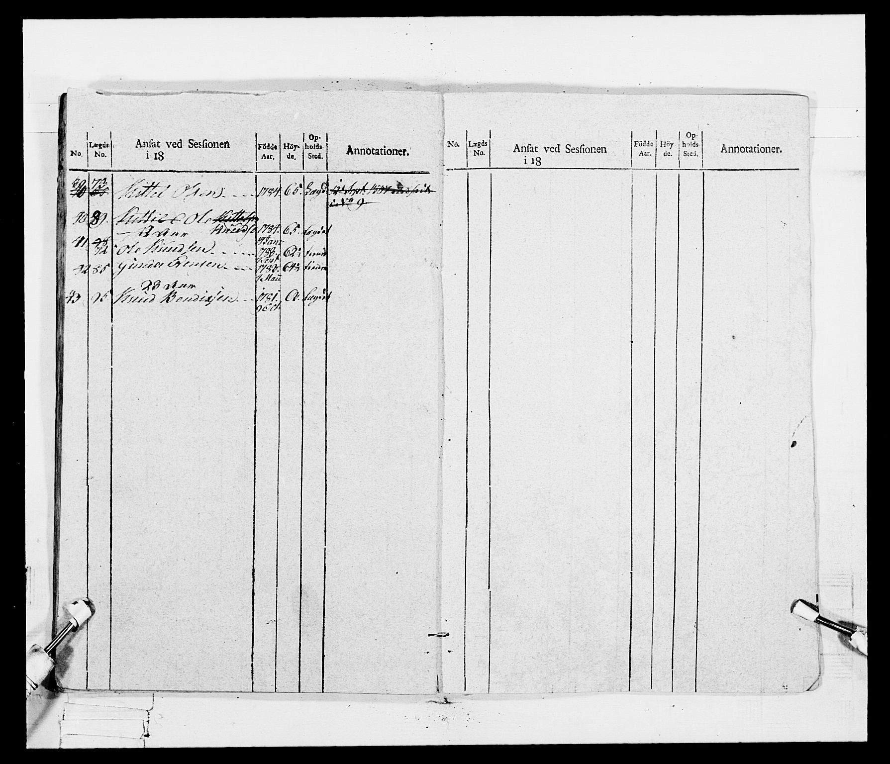 Generalitets- og kommissariatskollegiet, Det kongelige norske kommissariatskollegium, AV/RA-EA-5420/E/Eh/L0115: Telemarkske nasjonale infanteriregiment, 1802-1805, p. 428