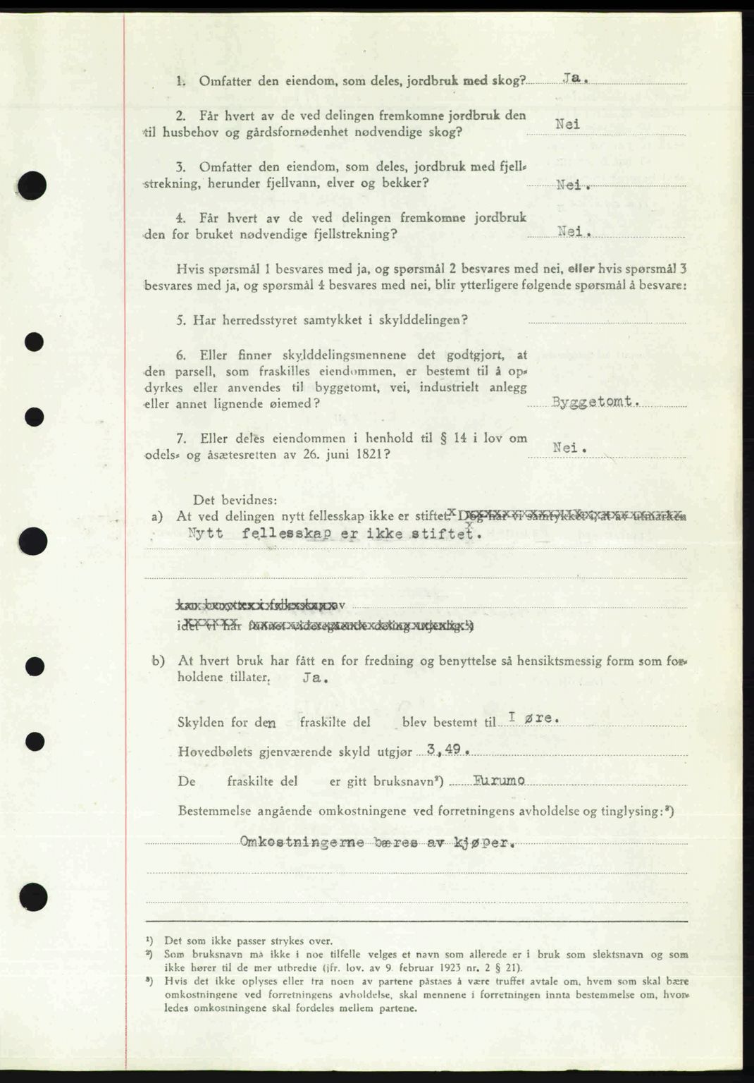 Nedenes sorenskriveri, AV/SAK-1221-0006/G/Gb/Gba/L0055: Mortgage book no. A7, 1946-1946, Diary no: : 865/1946