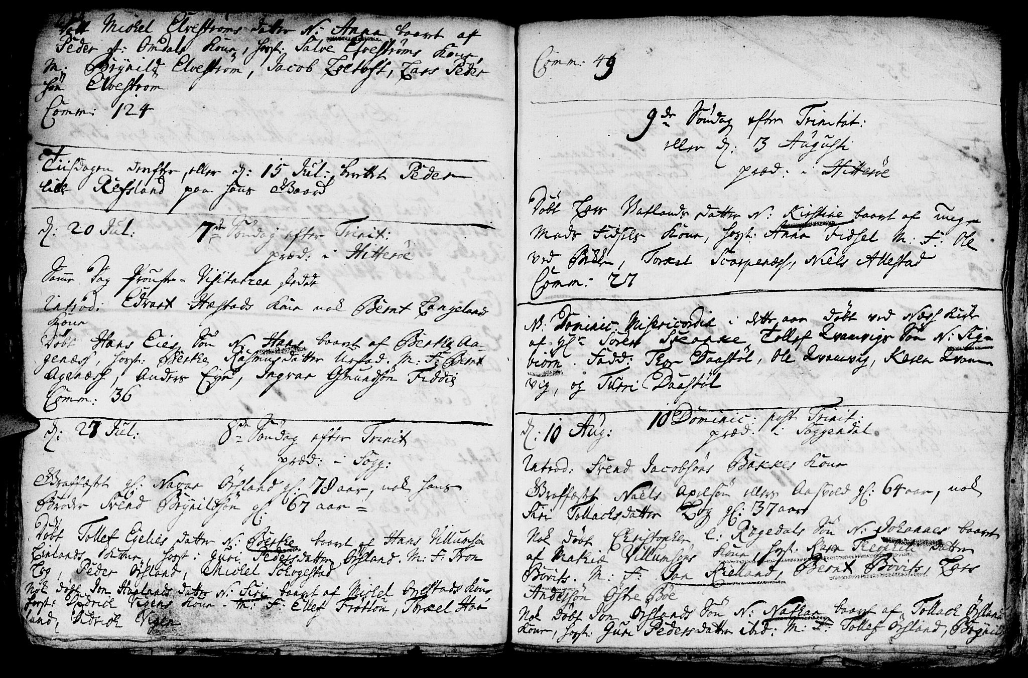 Sokndal sokneprestkontor, AV/SAST-A-101808: Parish register (official) no. A 1, 1729-1740