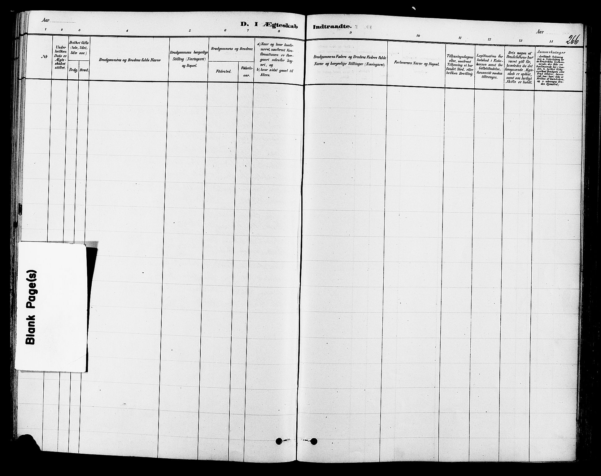 Ringsaker prestekontor, AV/SAH-PREST-014/L/La/L0009: Parish register (copy) no. 9, 1879-1890, p. 266