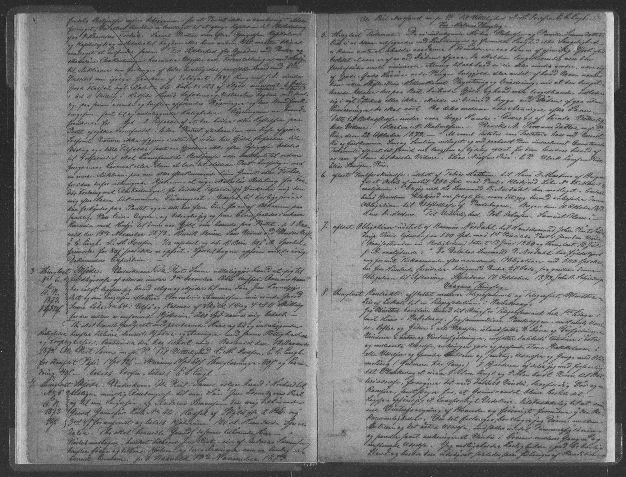 Vesterålen sorenskriveri, SAT/A-4180/1/2/2Ca/L0014: Mortgage book no. M-II, 1873-1875, p. 171