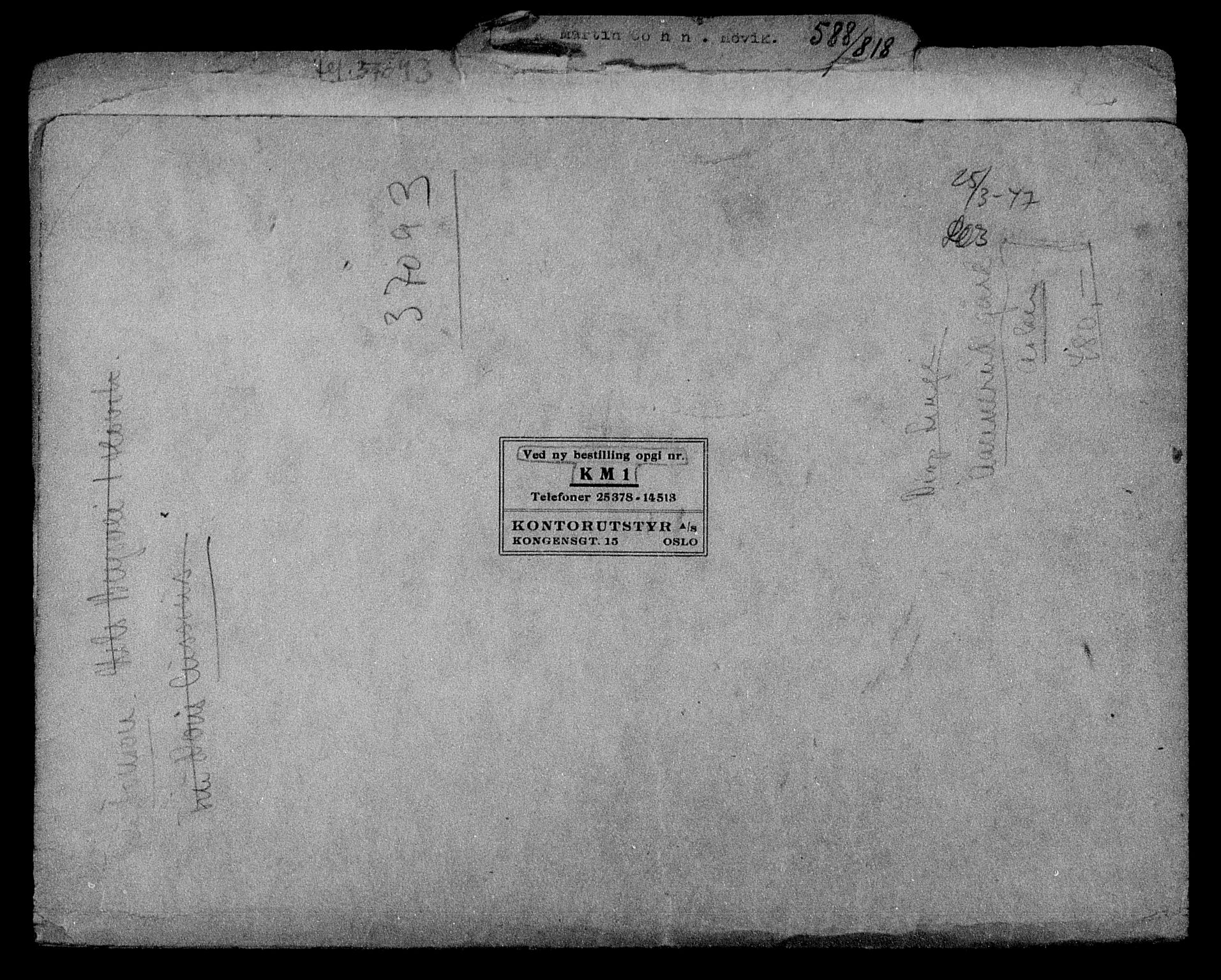 Justisdepartementet, Tilbakeføringskontoret for inndratte formuer, AV/RA-S-1564/H/Hc/Hcc/L0928: --, 1945-1947, p. 600