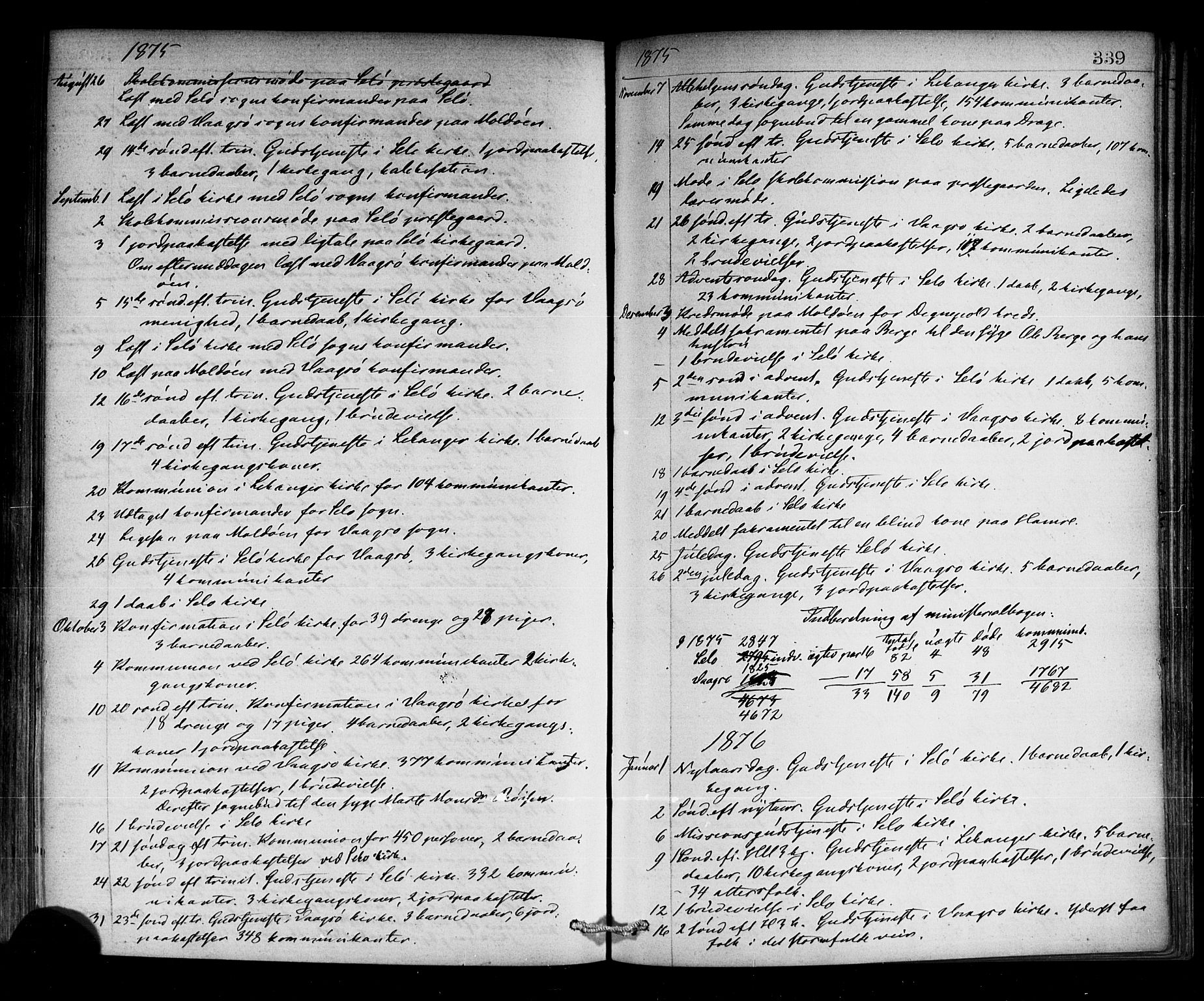 Selje sokneprestembete, AV/SAB-A-99938/H/Ha/Haa/Haaa: Parish register (official) no. A 12, 1870-1880, p. 339