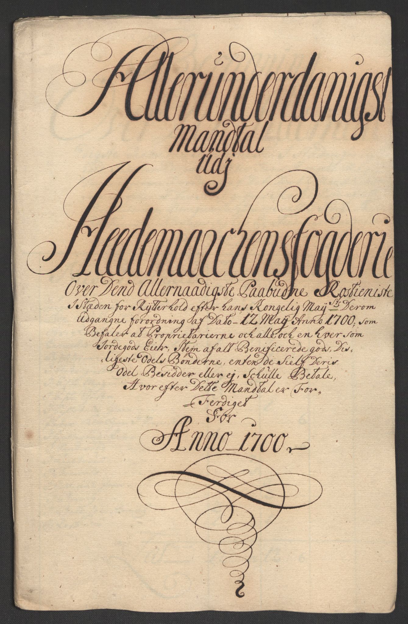 Rentekammeret inntil 1814, Reviderte regnskaper, Fogderegnskap, RA/EA-4092/R16/L1039: Fogderegnskap Hedmark, 1700, p. 152