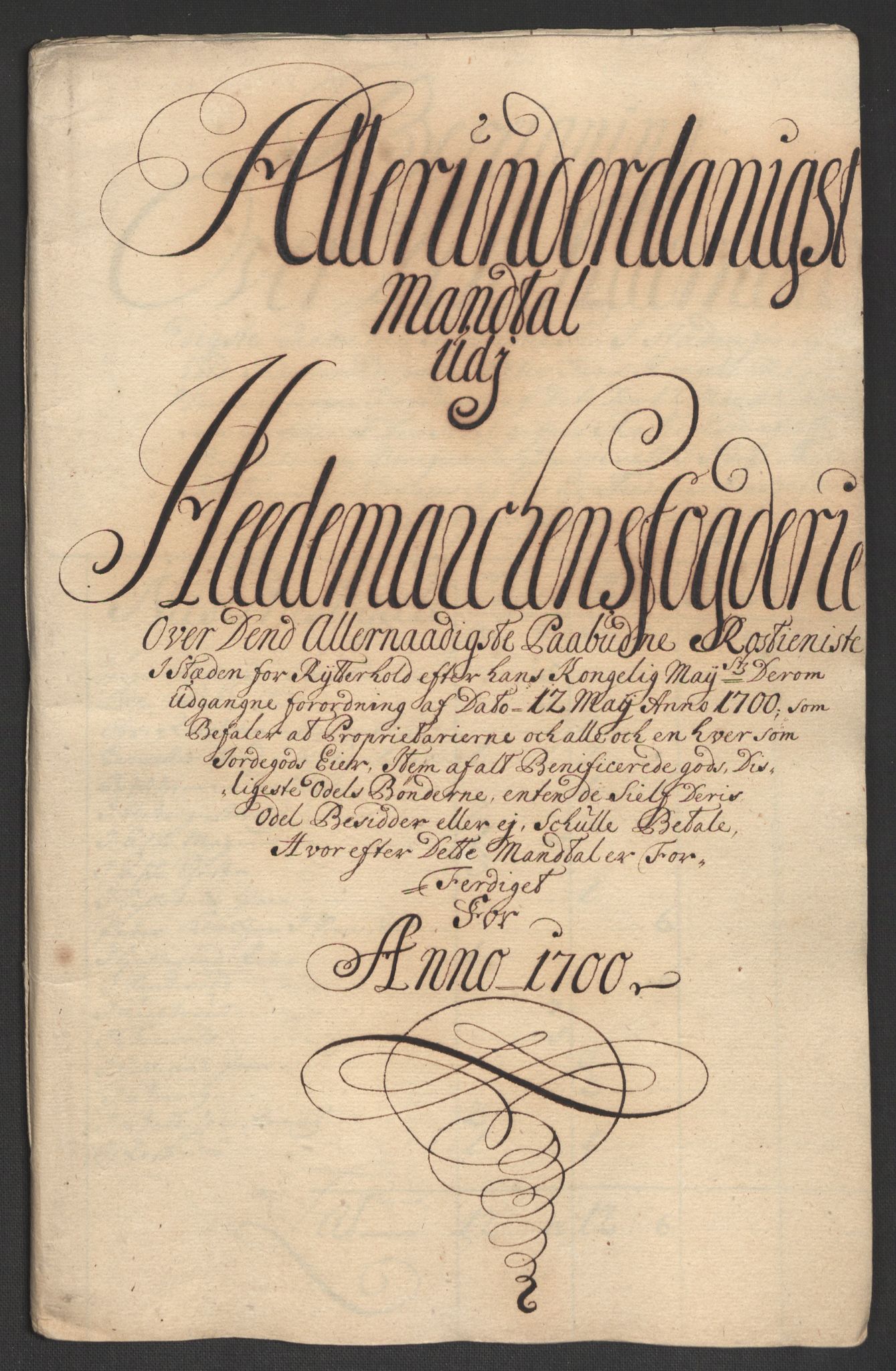 Rentekammeret inntil 1814, Reviderte regnskaper, Fogderegnskap, AV/RA-EA-4092/R16/L1039: Fogderegnskap Hedmark, 1700, p. 152