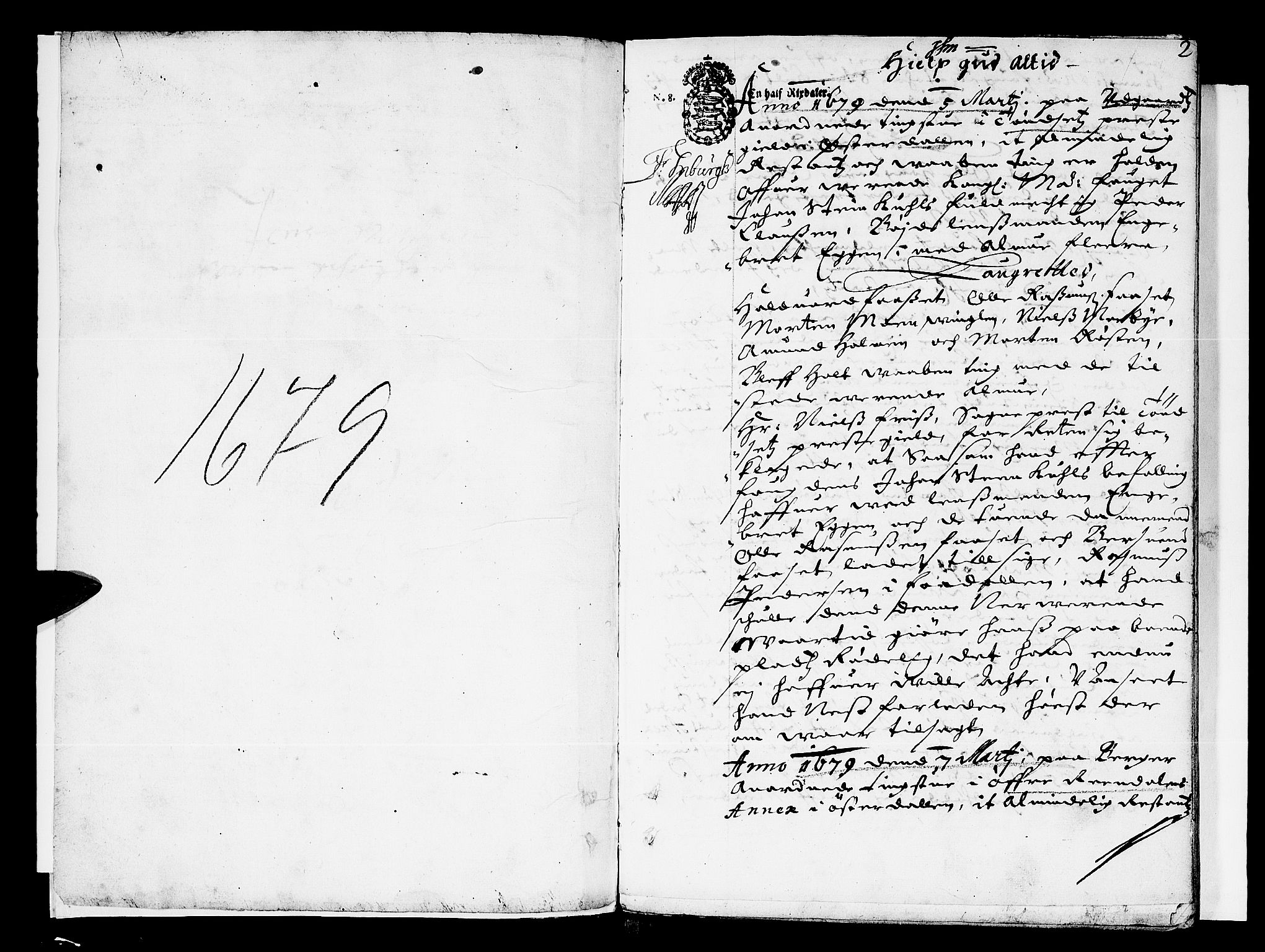 Solør og Østerdalen sorenskriveri, AV/SAH-TING-024/G/Gb/L0019: Tingbok, 1679, p. 1b-2a