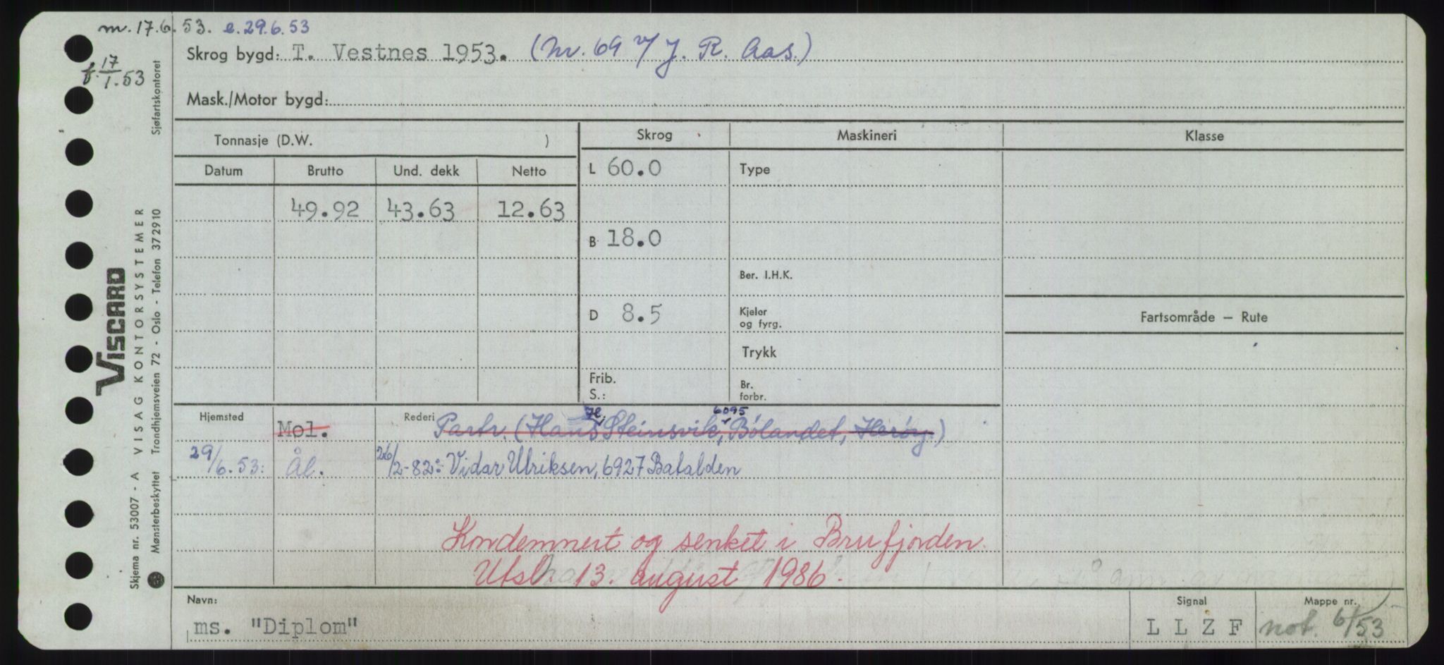 Sjøfartsdirektoratet med forløpere, Skipsmålingen, AV/RA-S-1627/H/Hd/L0008: Fartøy, C-D, p. 503