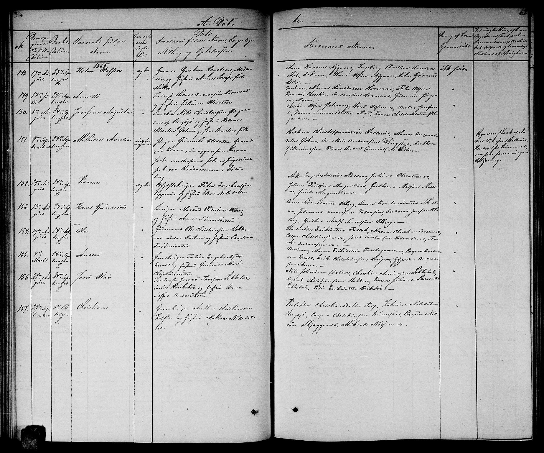 Høland prestekontor Kirkebøker, AV/SAO-A-10346a/G/Ga/L0005: Parish register (copy) no. I 5, 1862-1869, p. 62