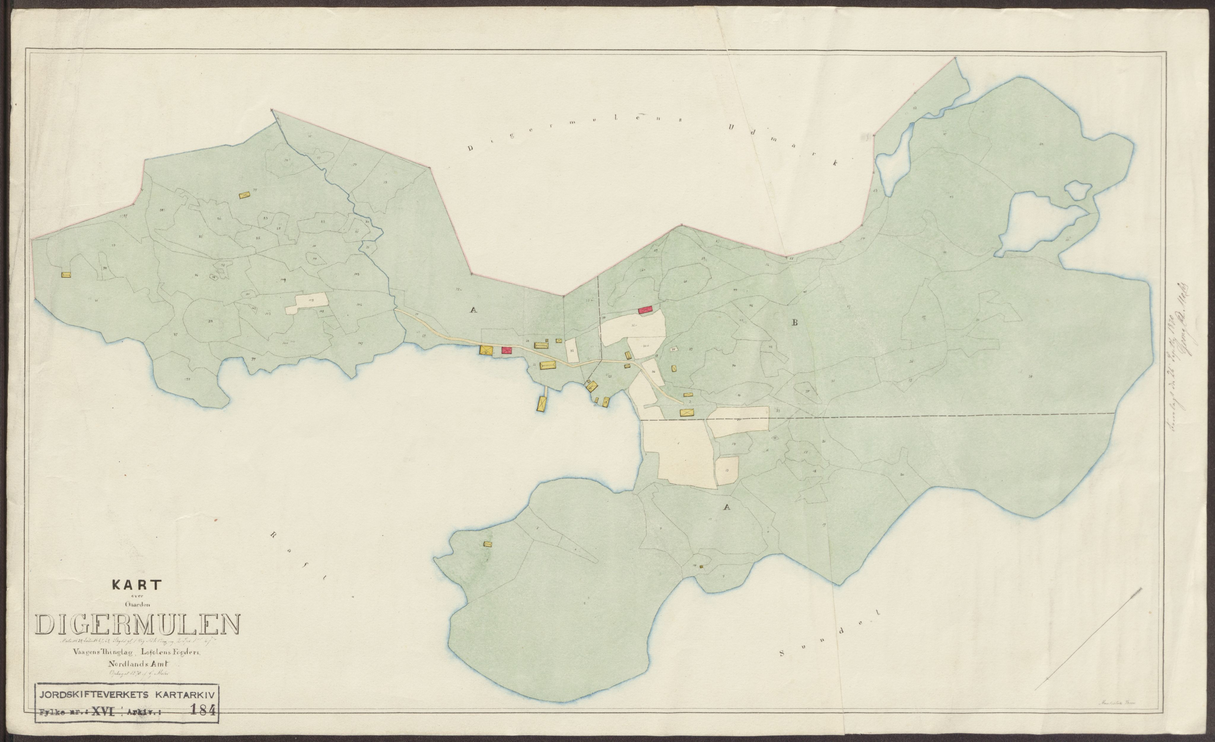 Jordskifteverkets kartarkiv, AV/RA-S-3929/T, 1859-1988, p. 277