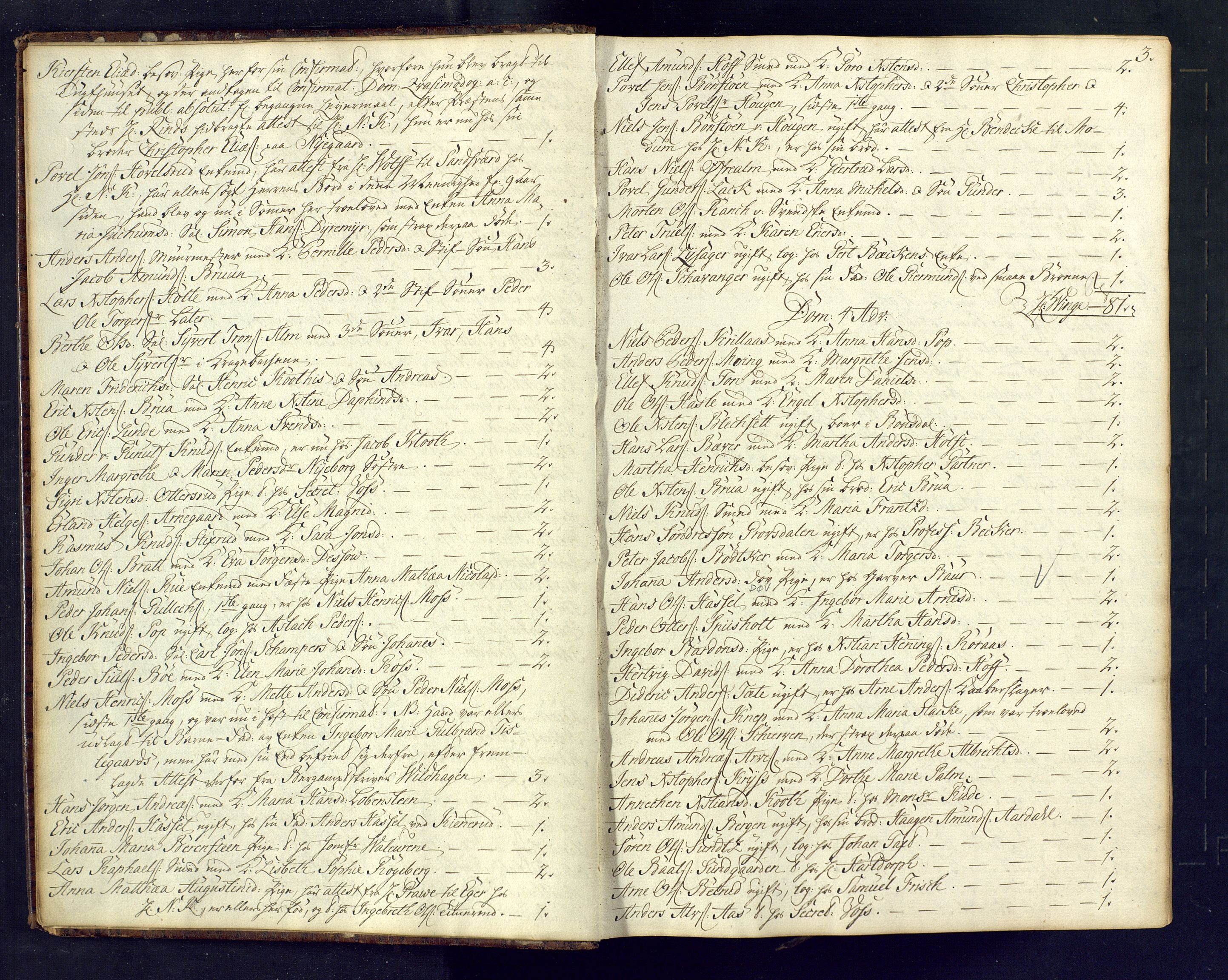 Kongsberg kirkebøker, SAKO/A-22/M/Ma/L0005: Communicants register no. 5, 1755-1761, p. 3