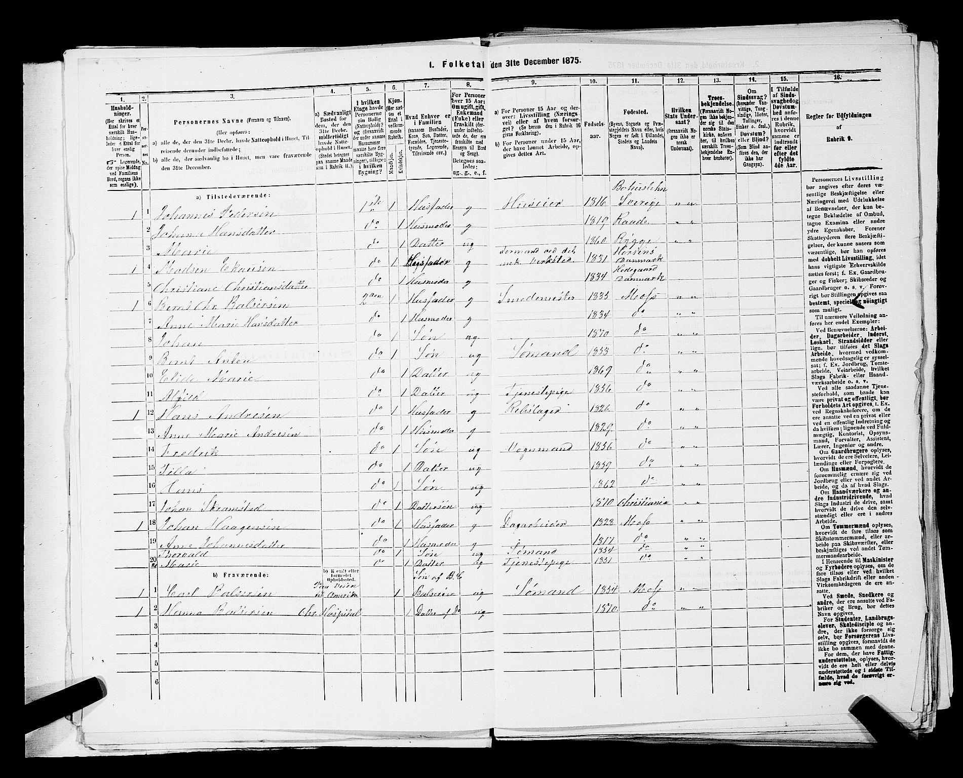 RA, 1875 census for 0104B Moss/Moss, 1875, p. 15