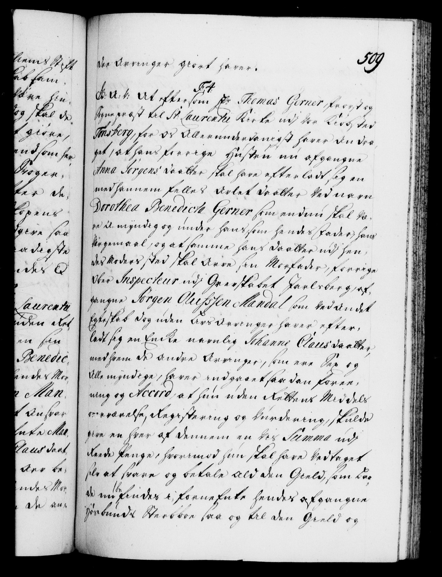 Danske Kanselli 1572-1799, AV/RA-EA-3023/F/Fc/Fca/Fcaa/L0024: Norske registre, 1723-1725, p. 509a