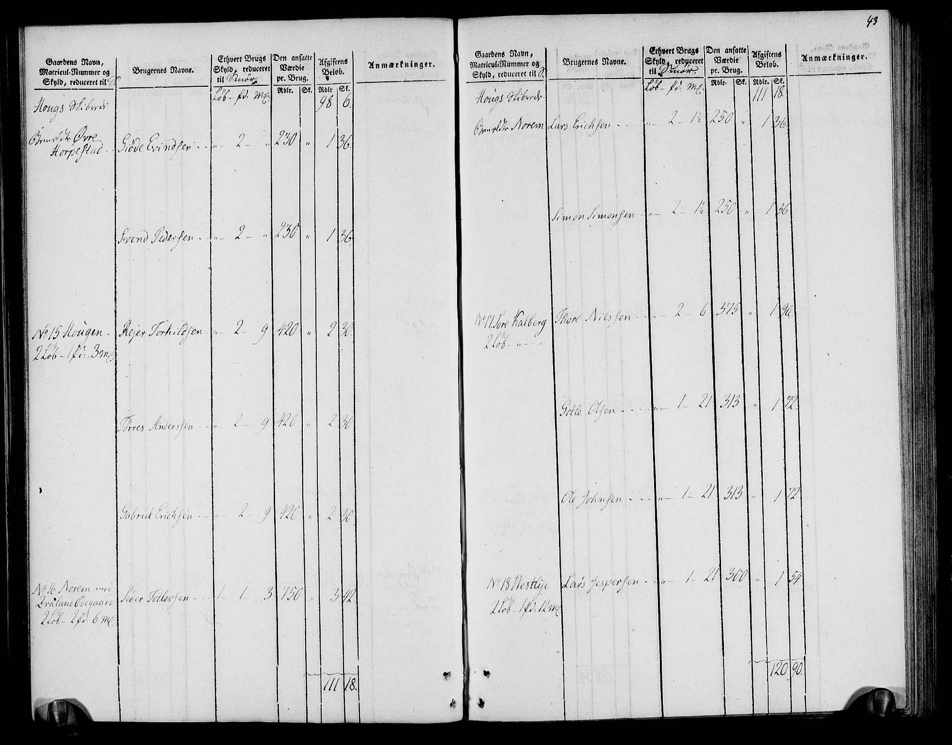 Rentekammeret inntil 1814, Realistisk ordnet avdeling, AV/RA-EA-4070/N/Ne/Nea/L0099: Jæren og Dalane fogderi. Oppebørselsregister, 1803-1804, p. 46