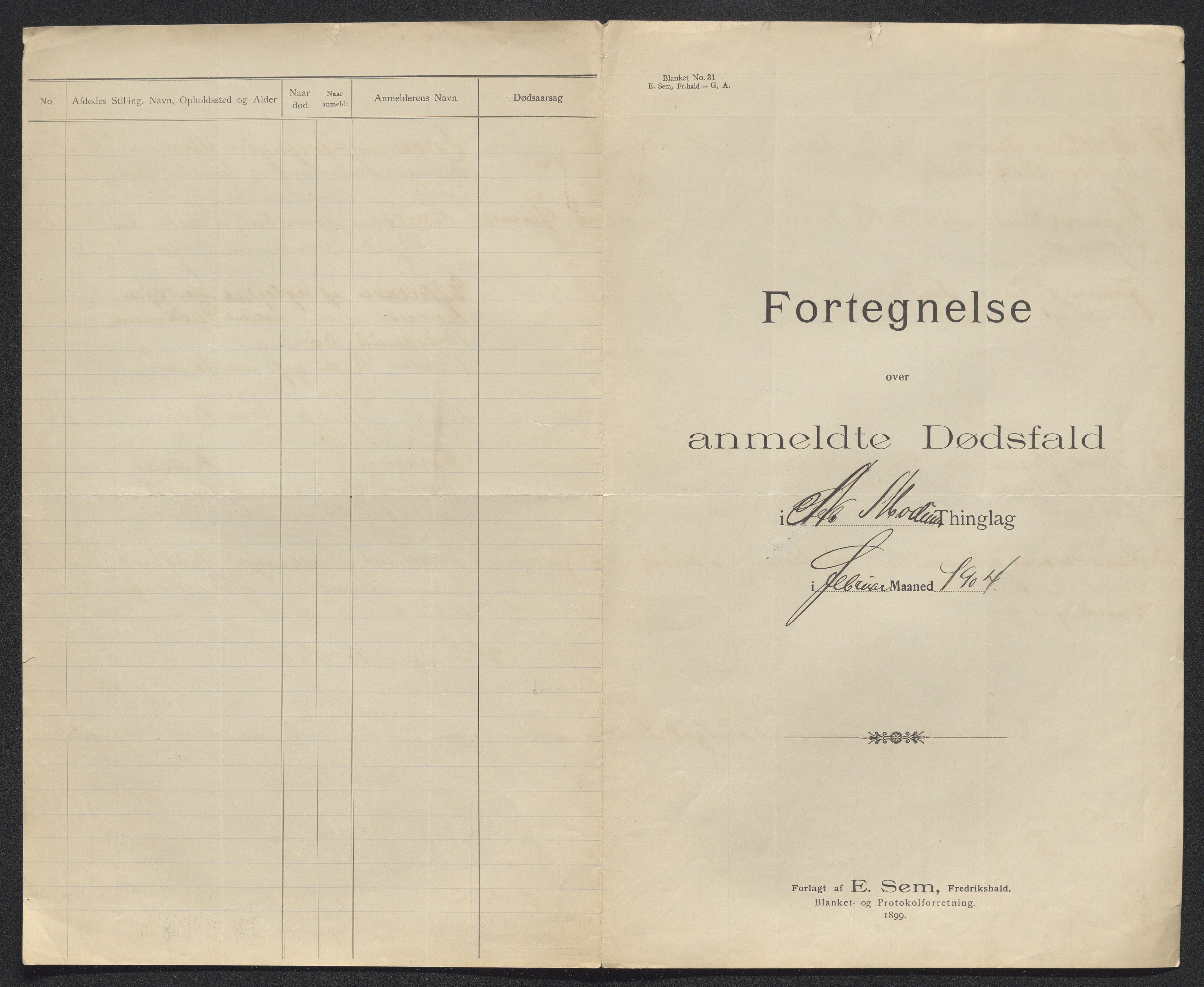 Eiker, Modum og Sigdal sorenskriveri, AV/SAKO-A-123/H/Ha/Hab/L0030: Dødsfallsmeldinger, 1903-1905, p. 654