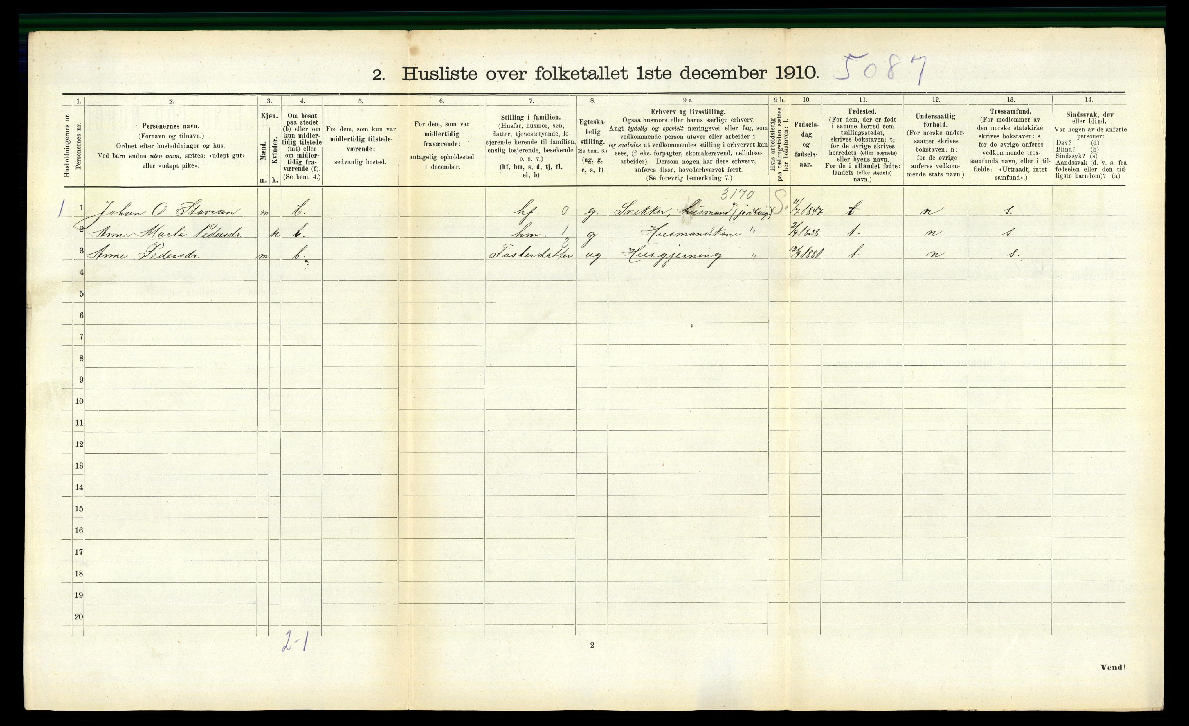 RA, 1910 census for Stadsbygd, 1910, p. 240