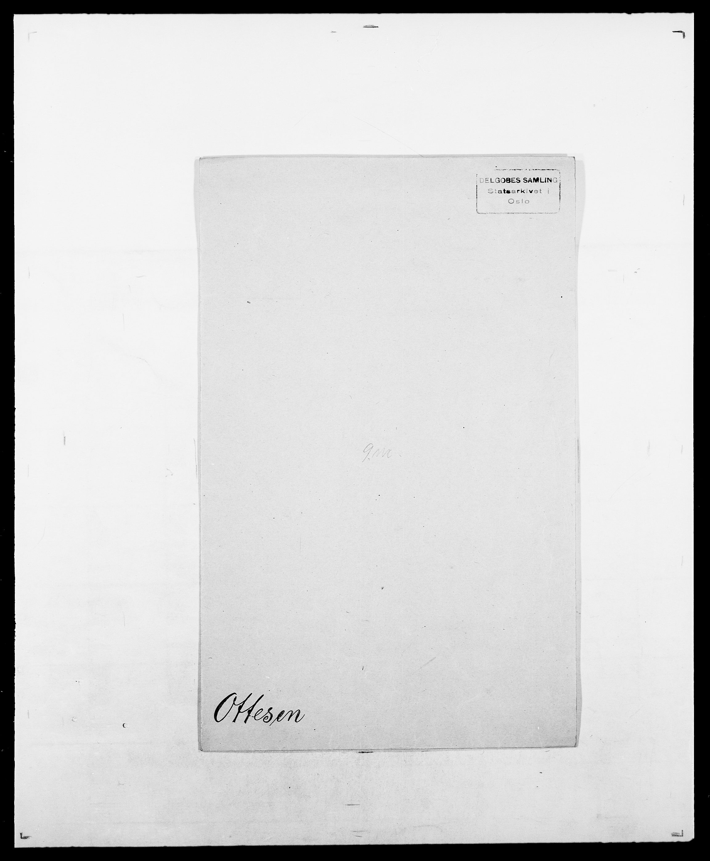 Delgobe, Charles Antoine - samling, SAO/PAO-0038/D/Da/L0029: Obel - Oxholm, p. 461