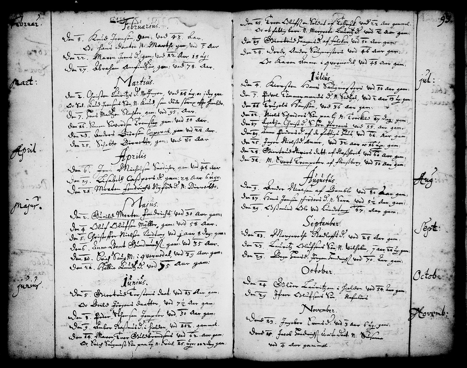 Skien kirkebøker, AV/SAKO-A-302/F/Fa/L0001: Parish register (official) no. 1, 1659-1679, p. 93