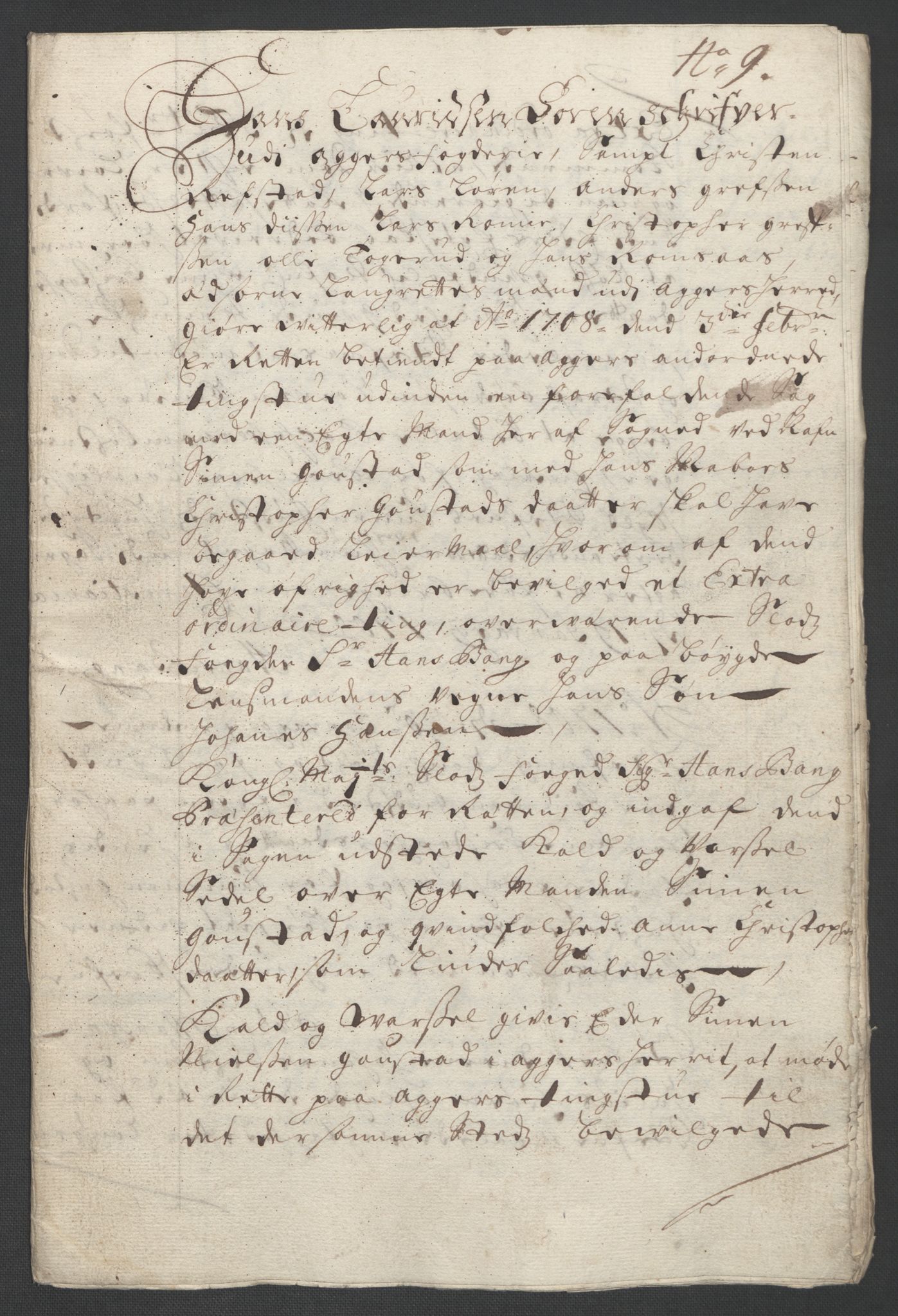 Rentekammeret inntil 1814, Reviderte regnskaper, Fogderegnskap, AV/RA-EA-4092/R10/L0447: Fogderegnskap Aker og Follo, 1707-1709, p. 307
