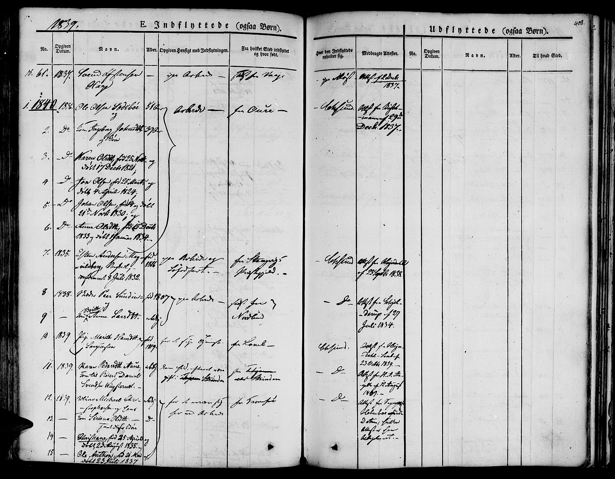 Ministerialprotokoller, klokkerbøker og fødselsregistre - Møre og Romsdal, SAT/A-1454/572/L0843: Parish register (official) no. 572A06, 1832-1842, p. 408