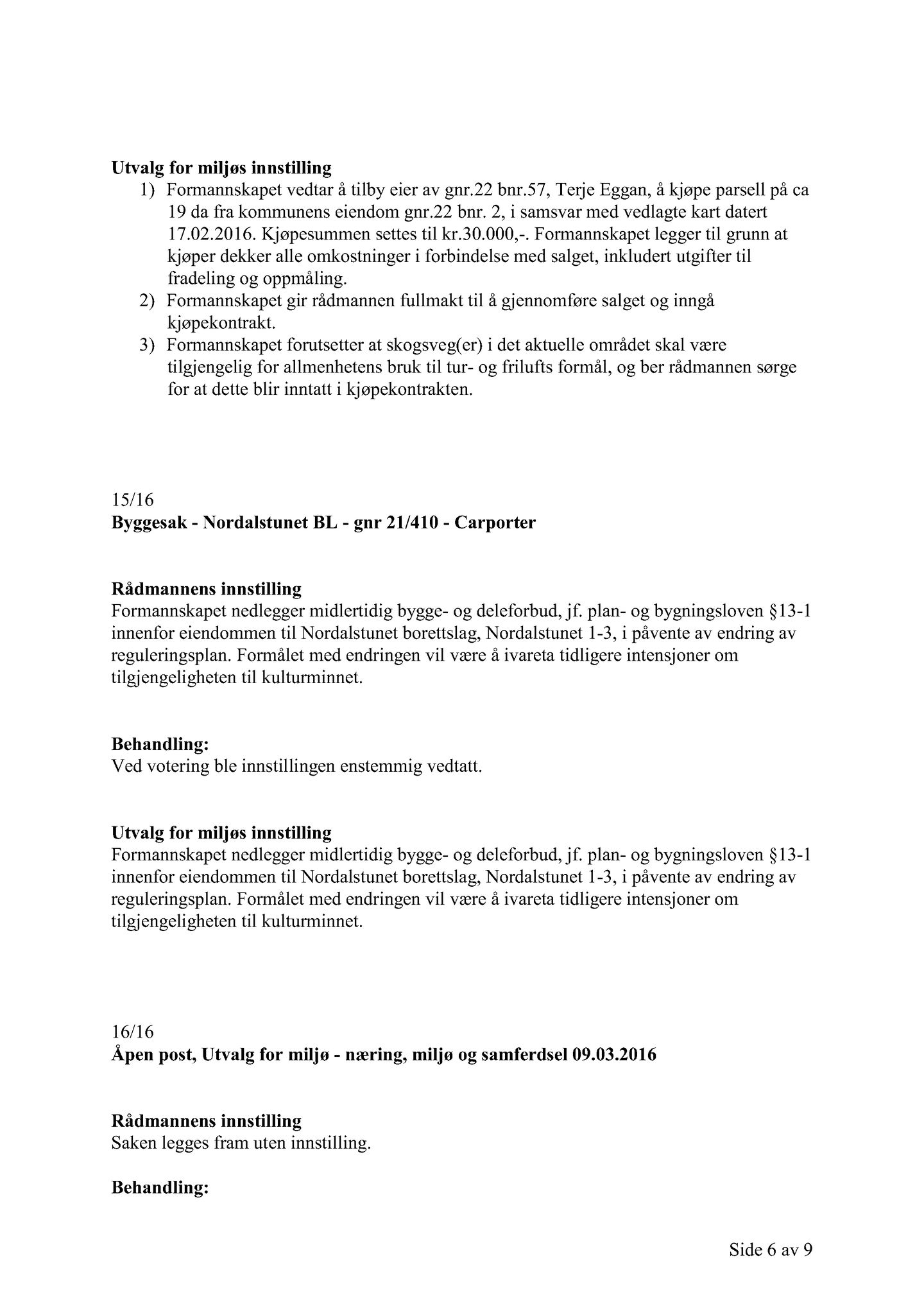 Klæbu Kommune, TRKO/KK/06-UM/L003: Utvalg for miljø - Møtedokumenter 2016, 2016, p. 675