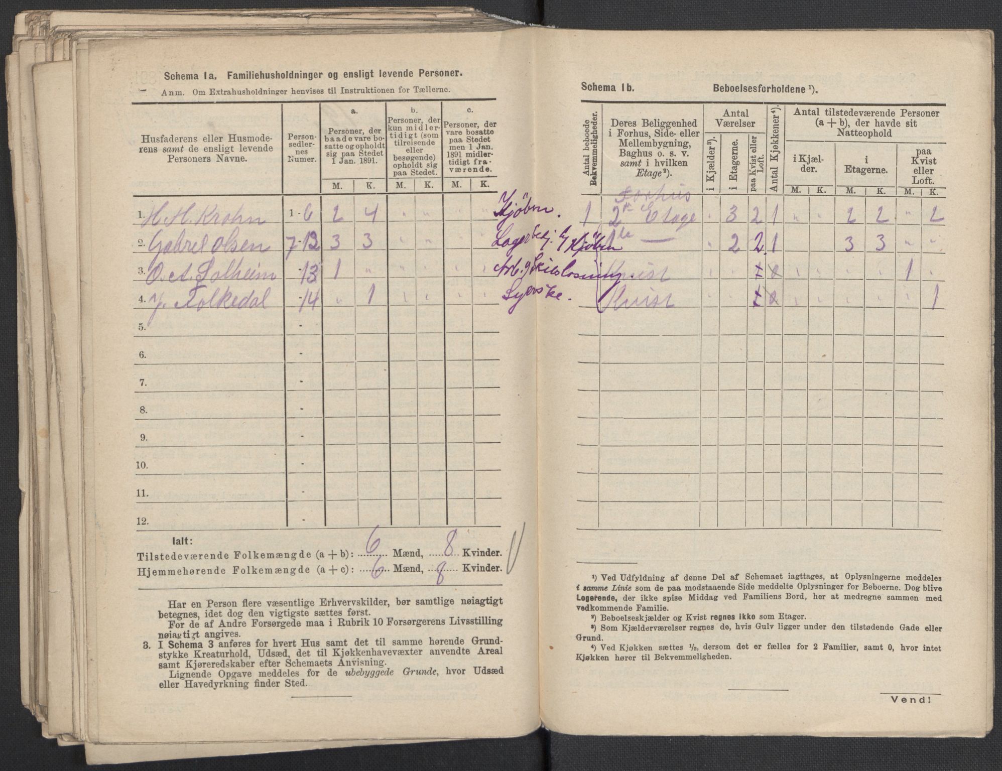 RA, 1891 Census for 1301 Bergen, 1891, p. 3141