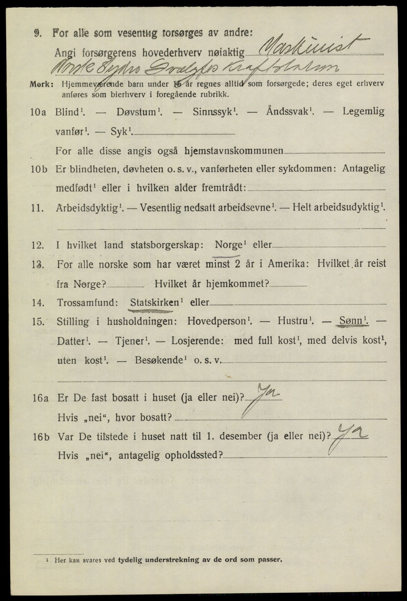 SAKO, 1920 census for Heddal, 1920, p. 8325