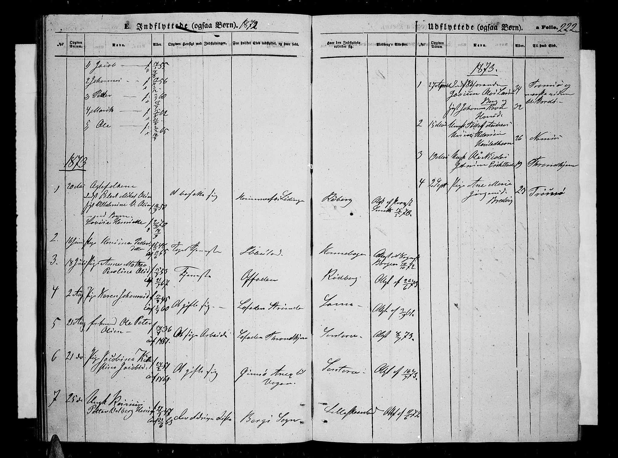 Trondenes sokneprestkontor, SATØ/S-1319/H/Hb/L0009klokker: Parish register (copy) no. 9, 1870-1876, p. 222