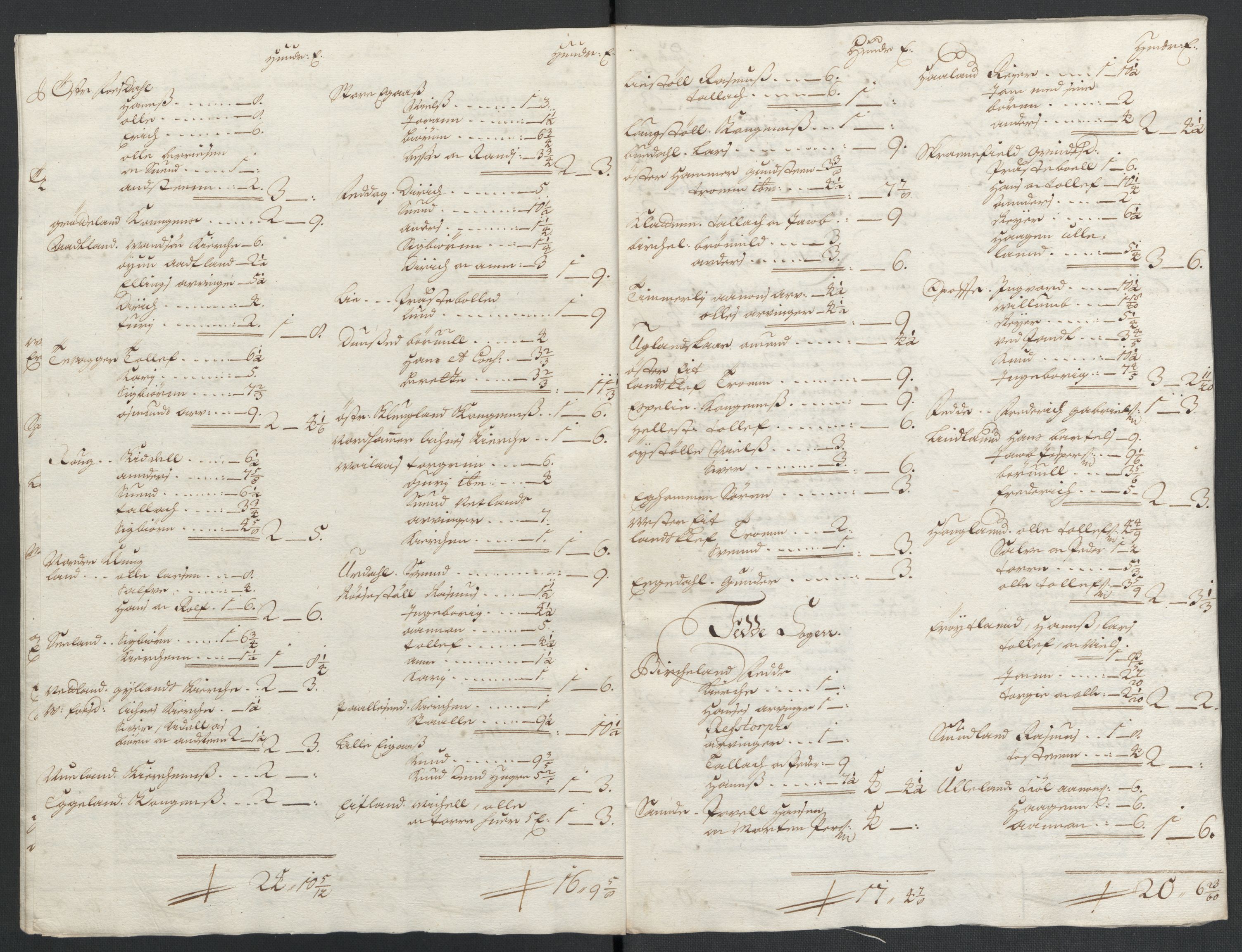 Rentekammeret inntil 1814, Reviderte regnskaper, Fogderegnskap, RA/EA-4092/R43/L2546: Fogderegnskap Lista og Mandal, 1696-1697, p. 105