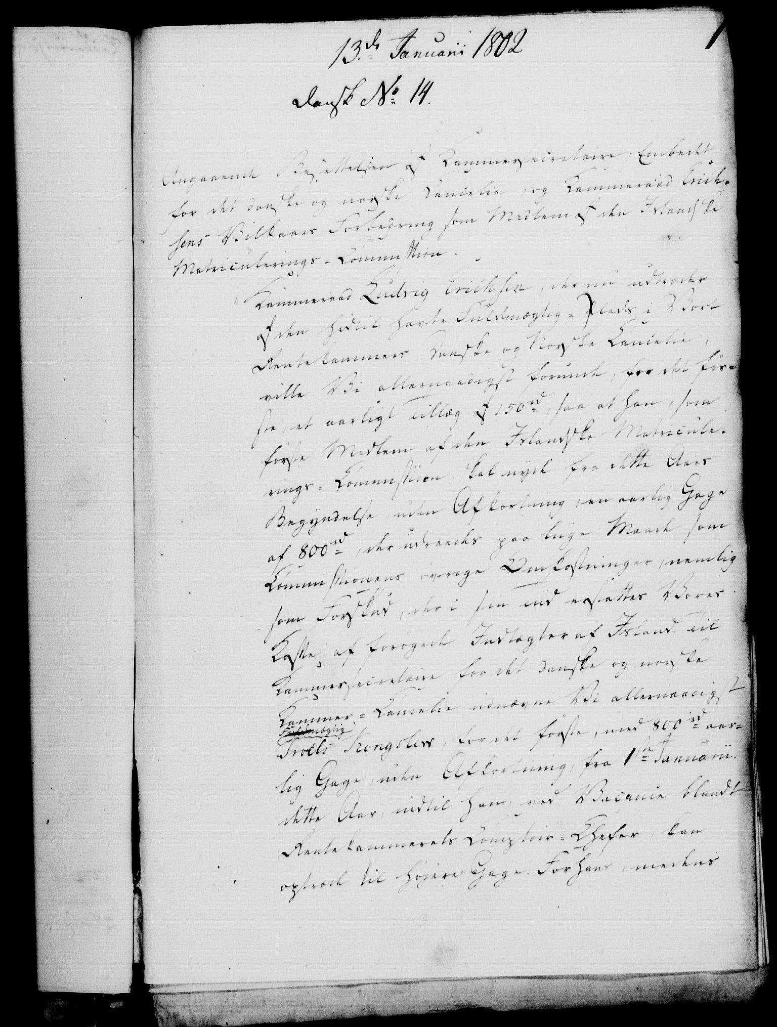 Rentekammeret, Kammerkanselliet, RA/EA-3111/G/Gf/Gfa/L0084: Norsk relasjons- og resolusjonsprotokoll (merket RK 52.84), 1802, p. 27