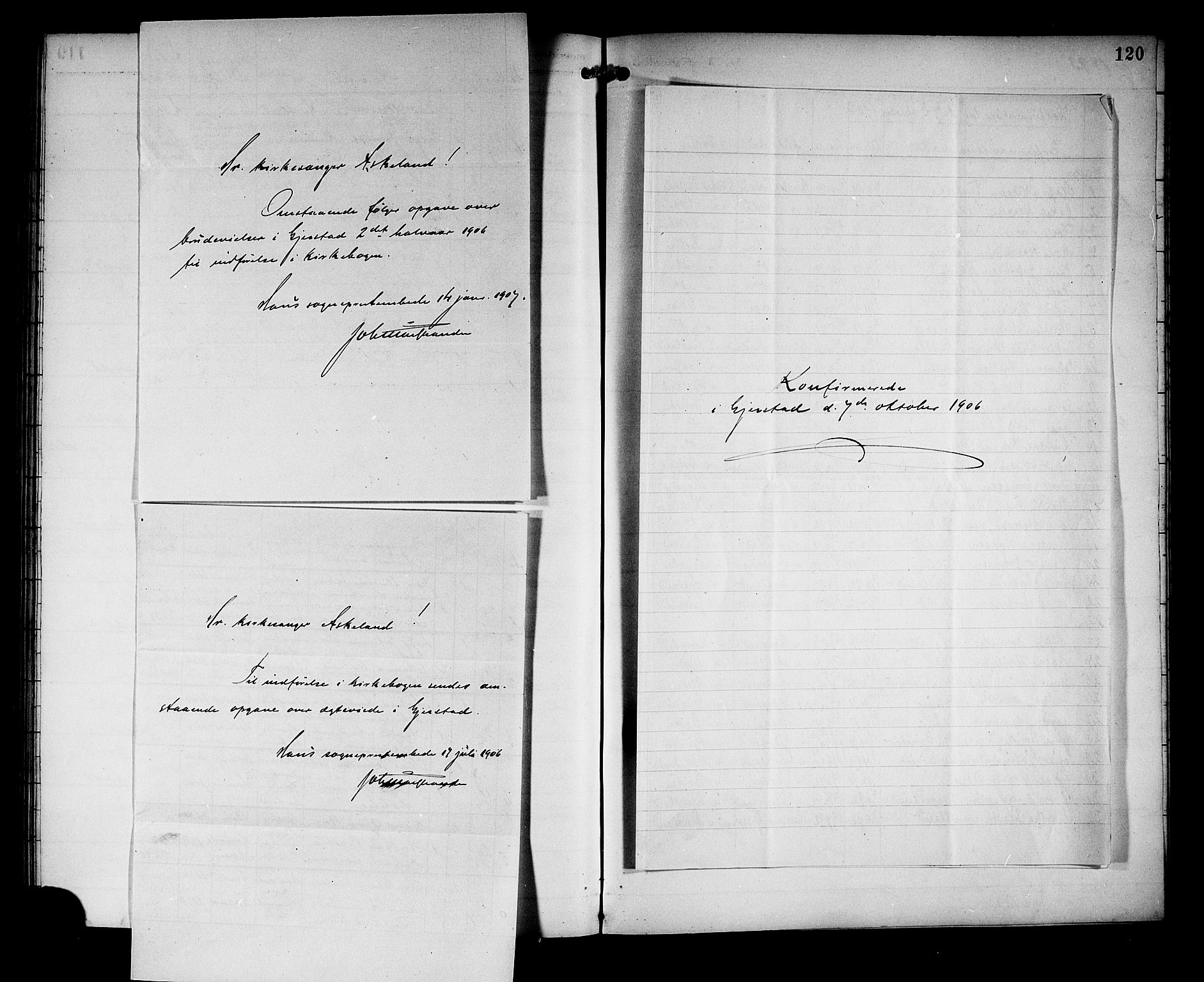 Haus sokneprestembete, SAB/A-75601/H/Hab: Parish register (copy) no. C 3, 1893-1906, p. 120