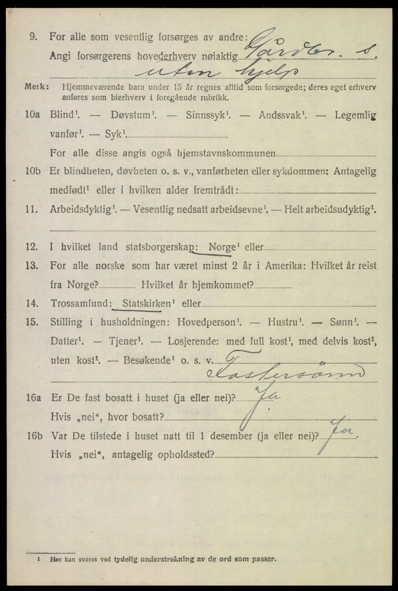 SAH, 1920 census for Grue, 1920, p. 6946