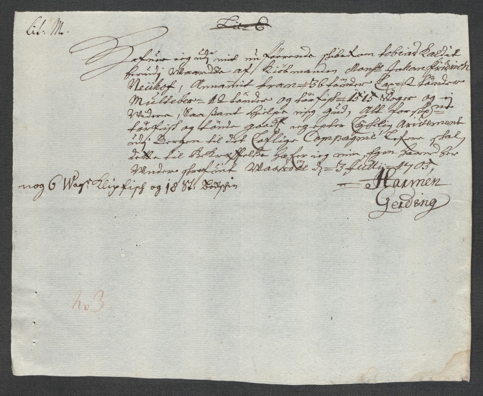 Rentekammeret inntil 1814, Reviderte regnskaper, Fogderegnskap, AV/RA-EA-4092/R69/L4853: Fogderegnskap Finnmark/Vardøhus, 1705-1706, p. 72