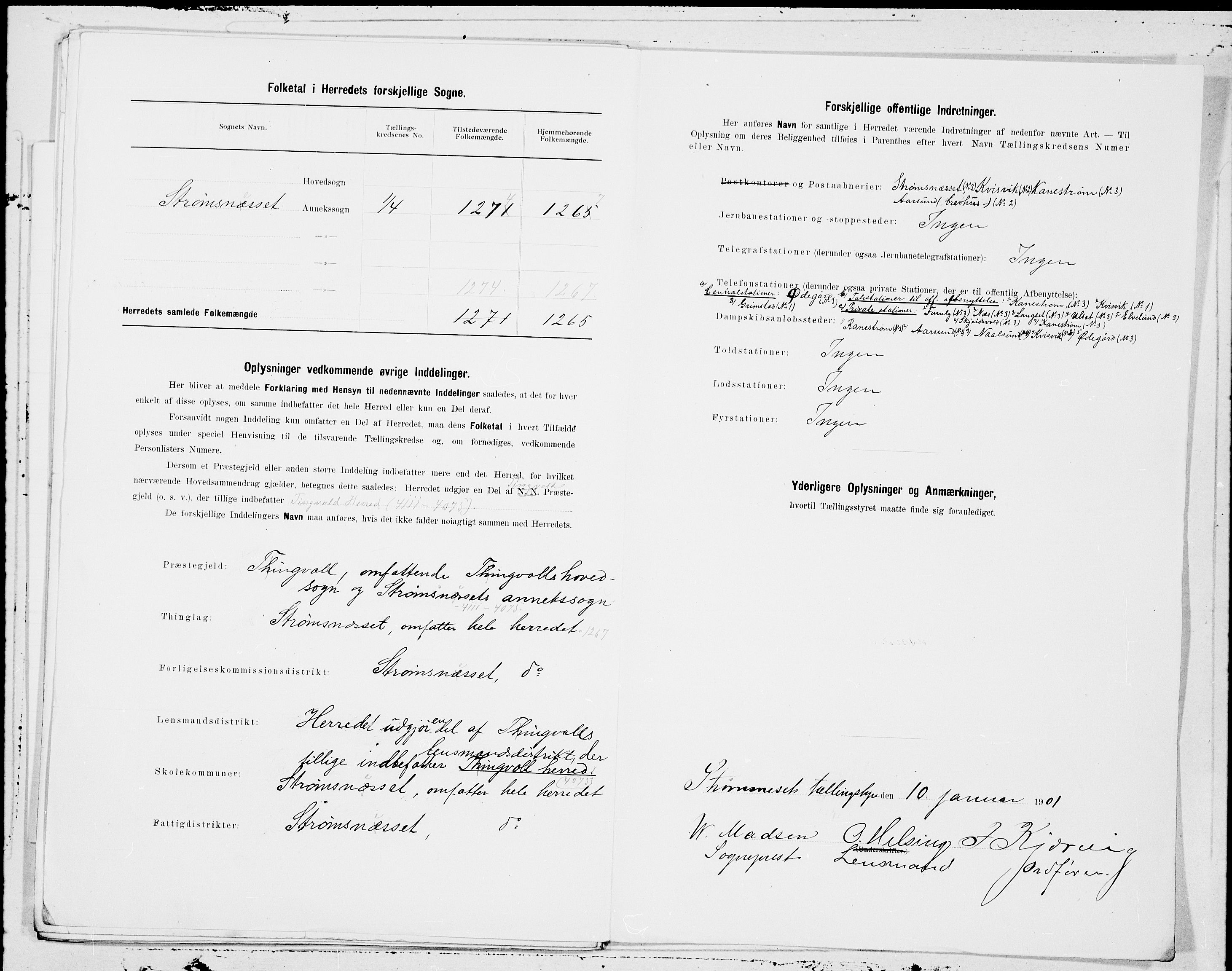 SAT, 1900 census for Straumsnes, 1900, p. 11