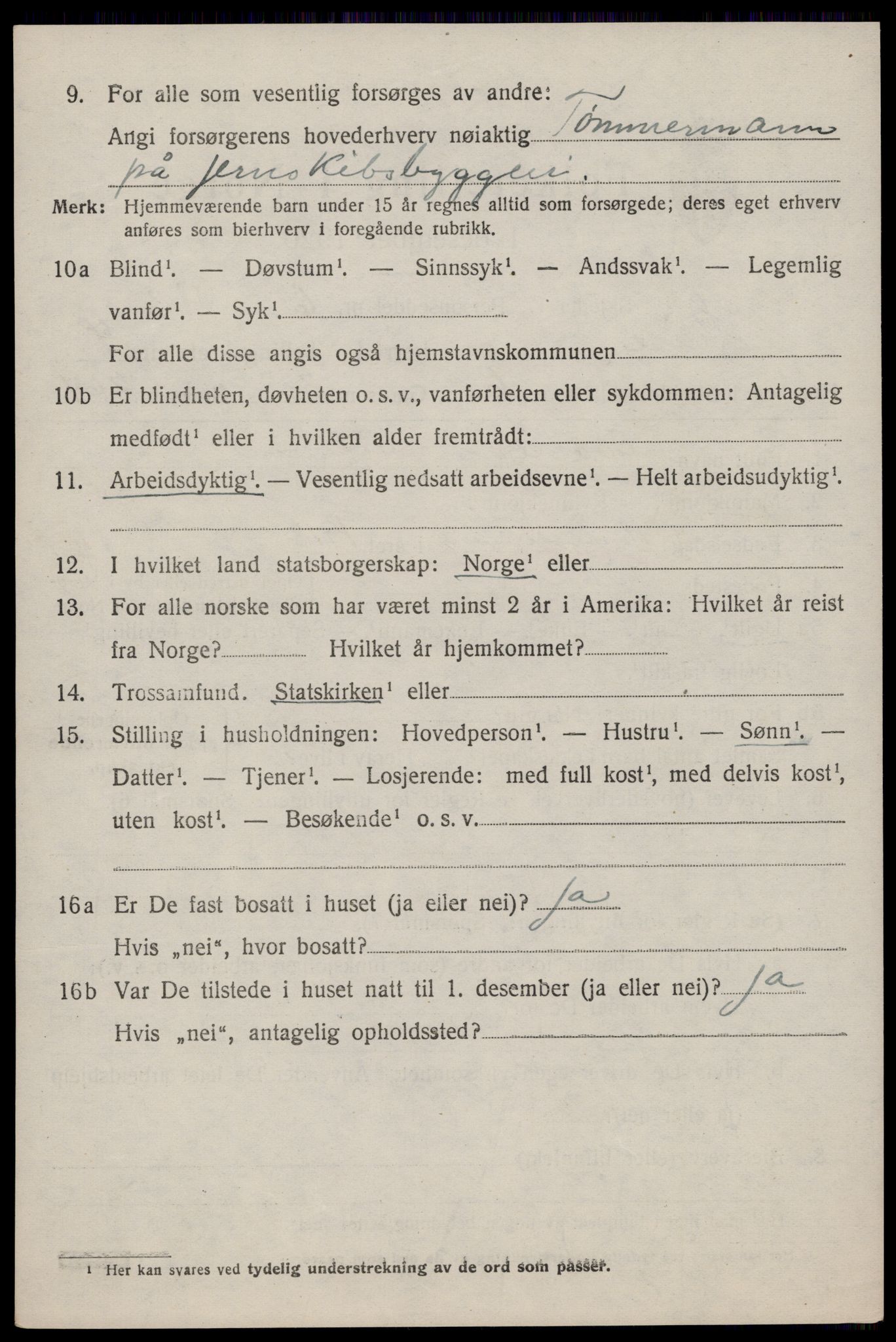 SAST, 1920 census for Skåre, 1920, p. 4813