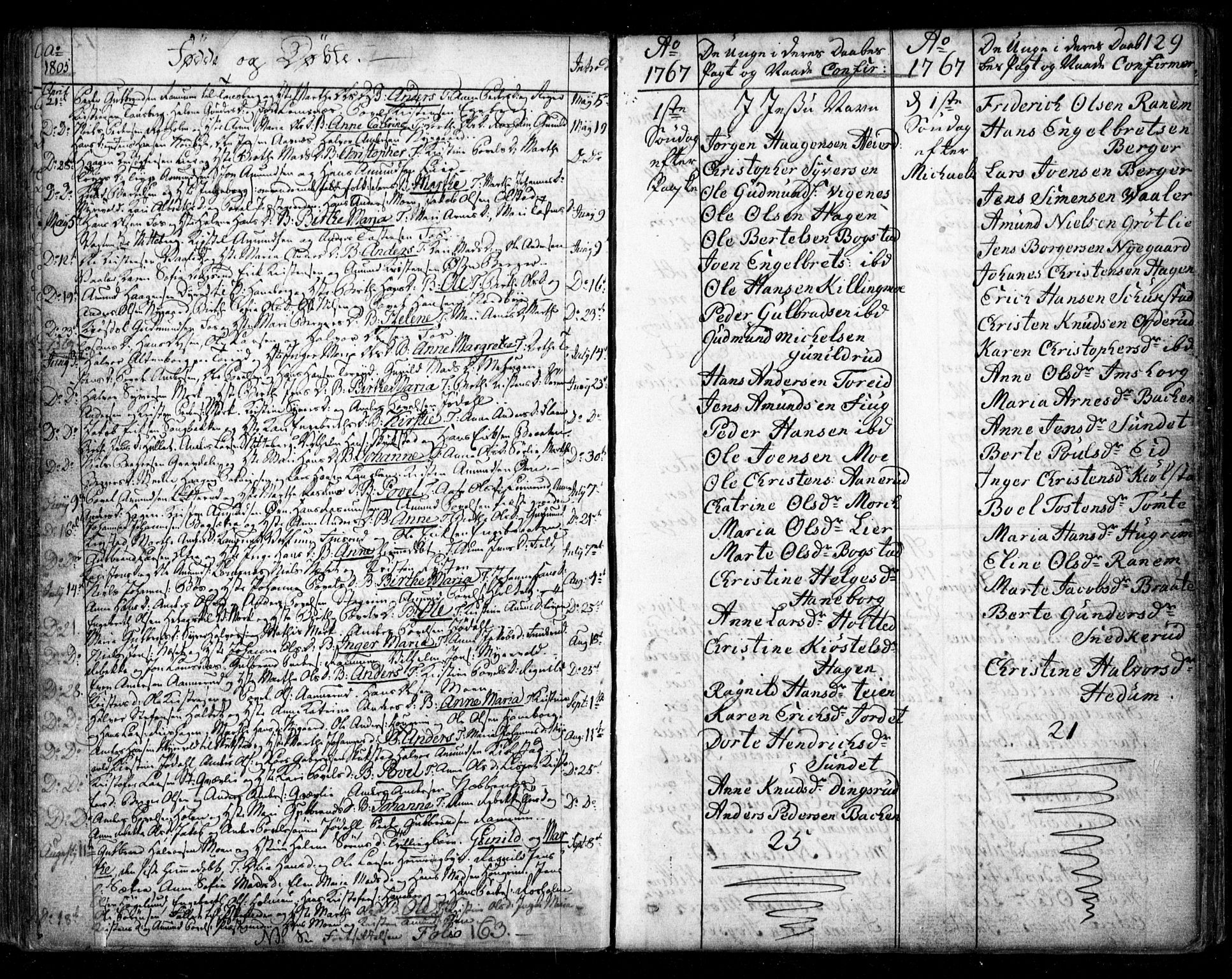 Aurskog prestekontor Kirkebøker, SAO/A-10304a/F/Fa/L0003: Parish register (official) no. I 3, 1767-1807, p. 129