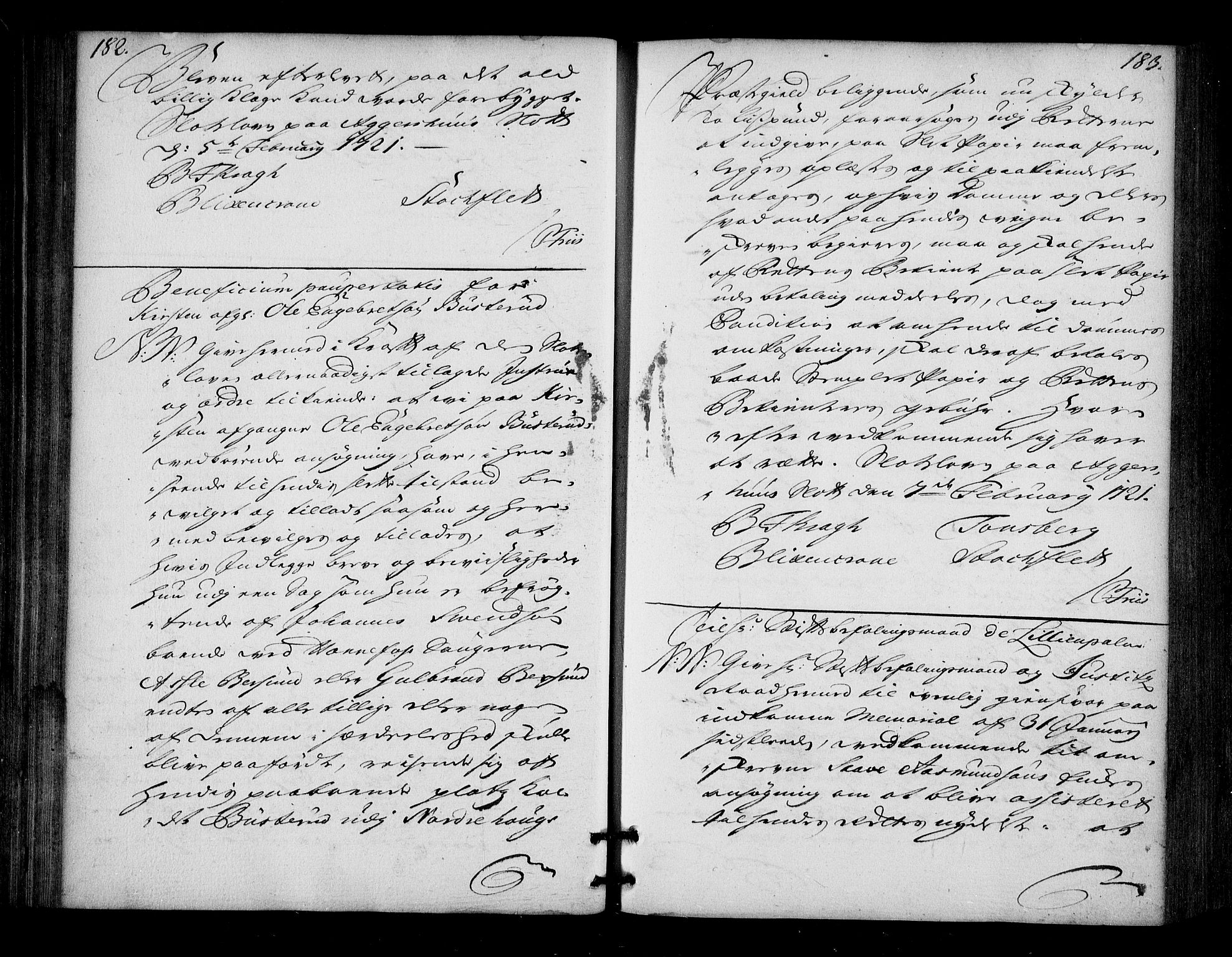 Stattholderembetet 1572-1771, AV/RA-EA-2870/Bd/L0013: Ordreprotokoll, 1720-1722, p. 182-183