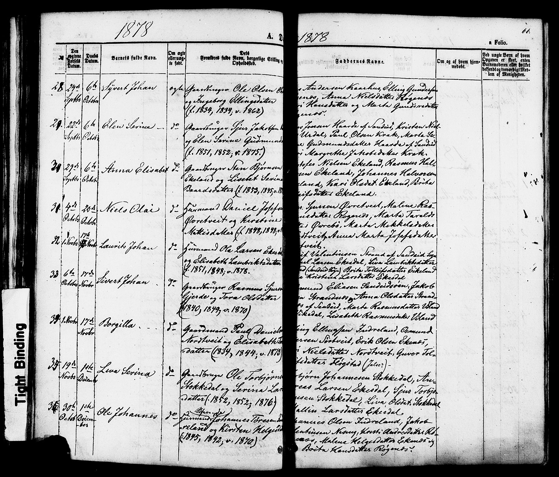 Skjold sokneprestkontor, AV/SAST-A-101847/H/Ha/Haa/L0007: Parish register (official) no. A 7, 1857-1882, p. 66