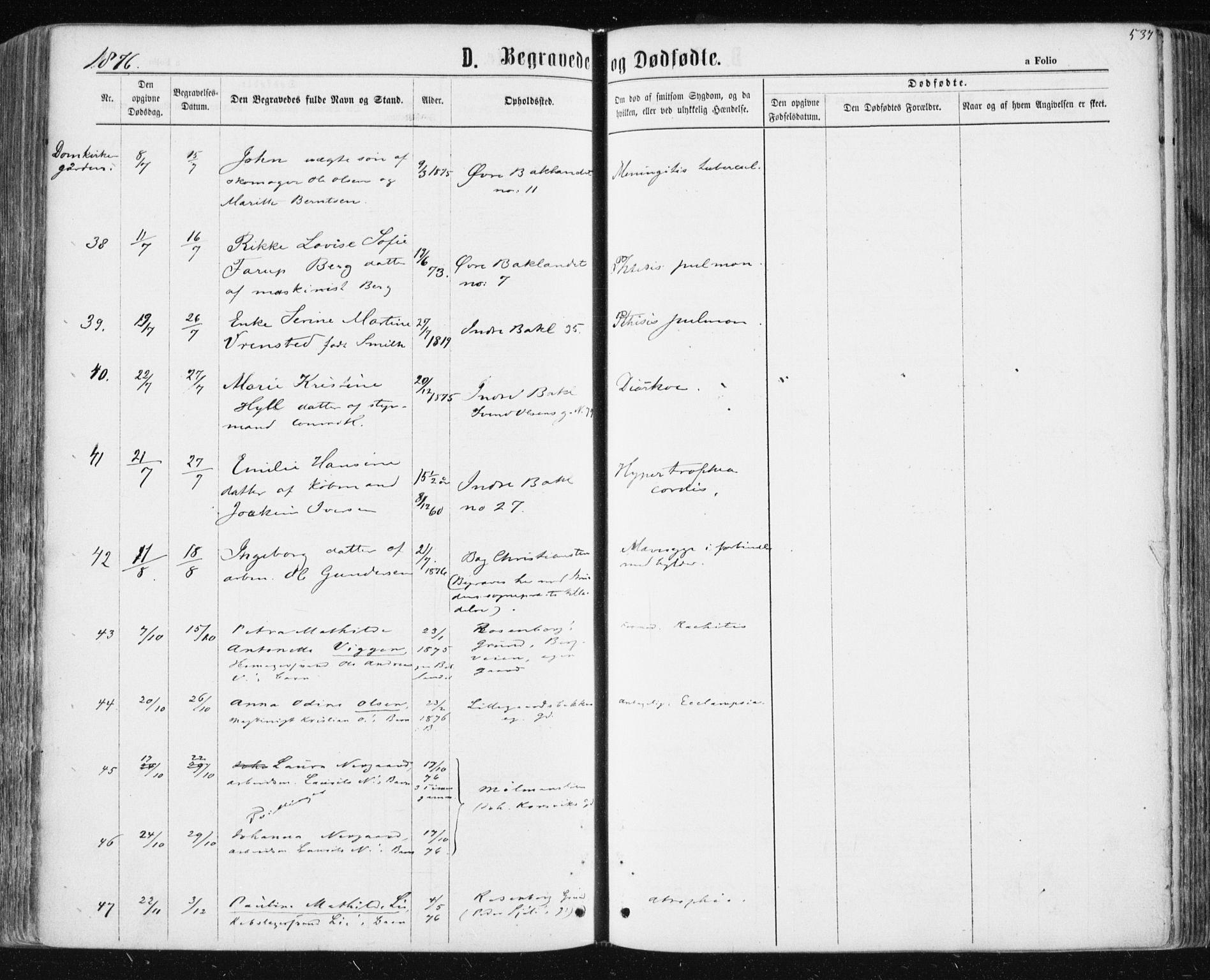 Ministerialprotokoller, klokkerbøker og fødselsregistre - Sør-Trøndelag, SAT/A-1456/604/L0186: Parish register (official) no. 604A07, 1866-1877, p. 537
