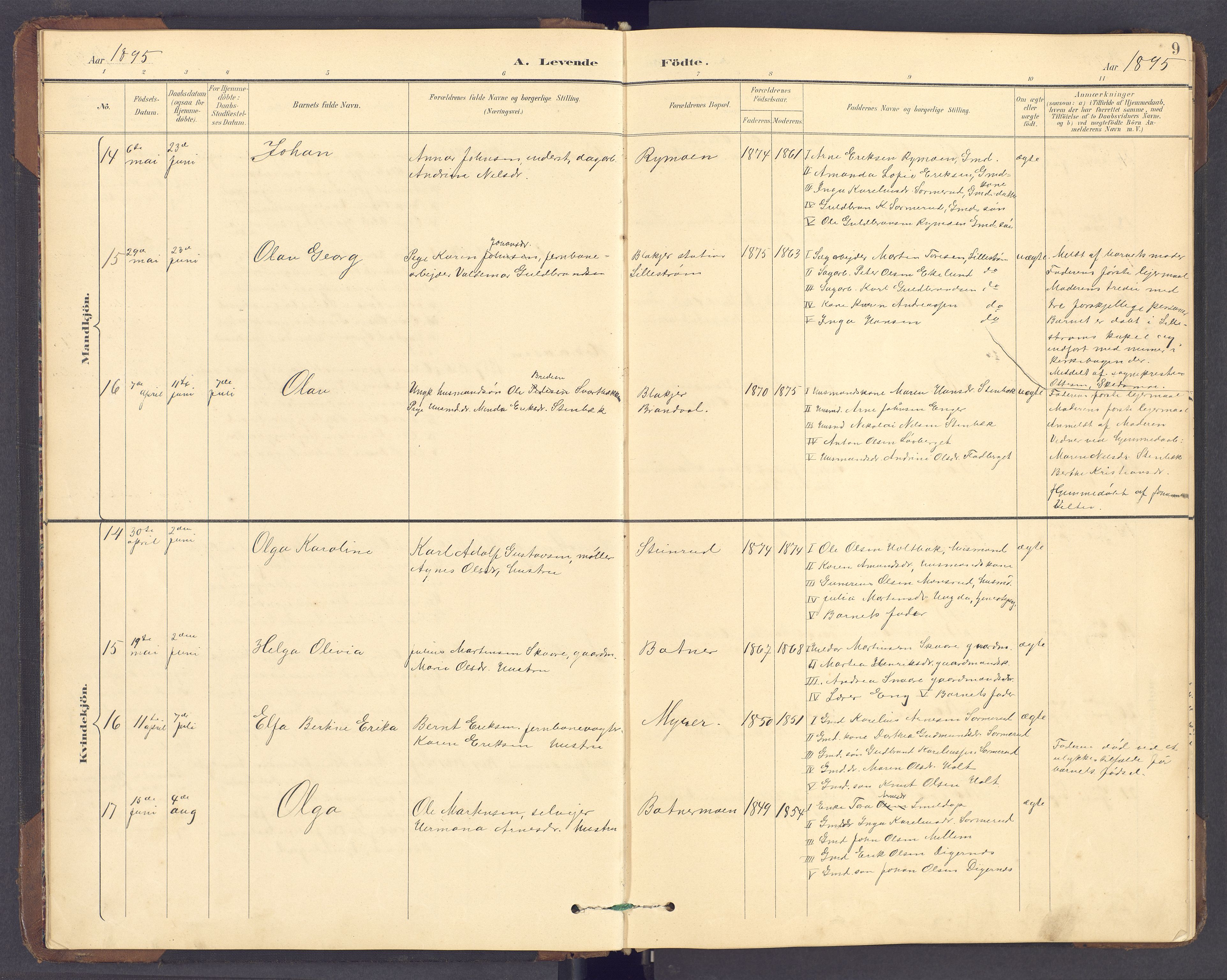 Brandval prestekontor, SAH/PREST-034/H/Ha/Hab/L0002: Parish register (copy) no. 2, 1895-1904, p. 9