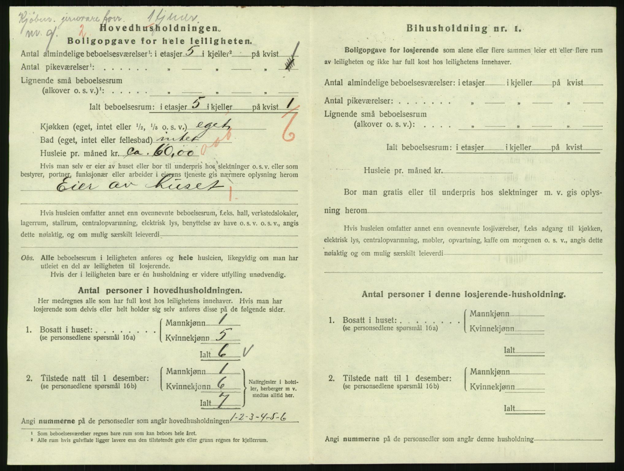 SAH, 1920 census for Gjøvik, 1920, p. 813