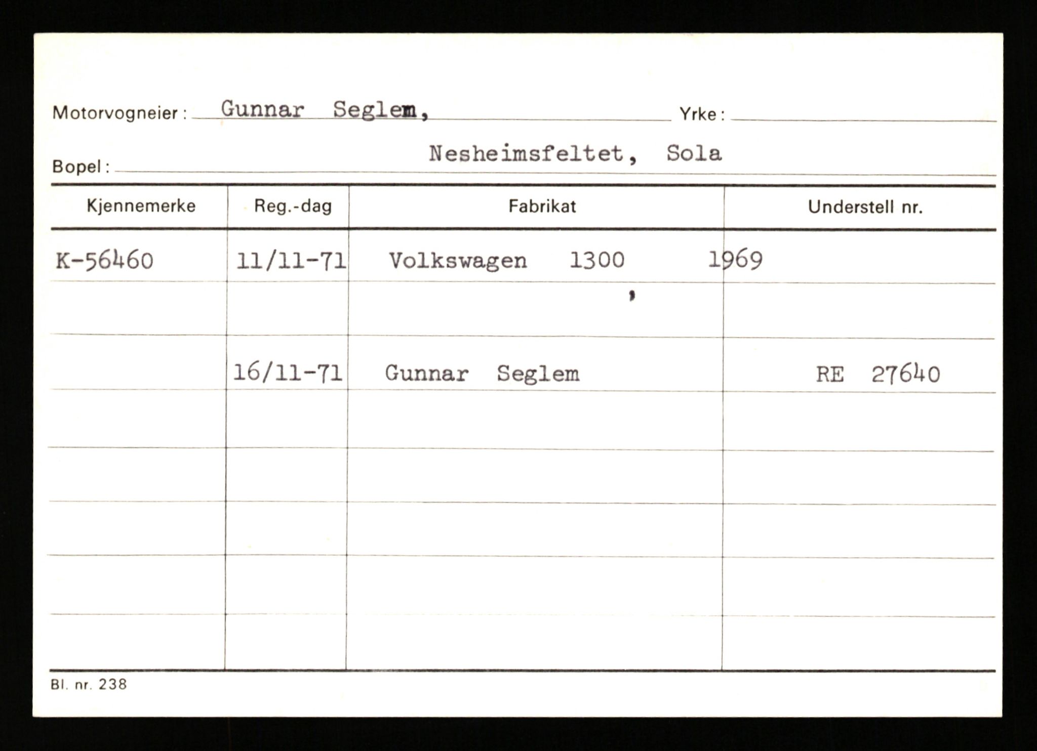 Stavanger trafikkstasjon, SAST/A-101942/0/G/L0007: Registreringsnummer: 49019 - 67460, 1930-1971, p. 1777