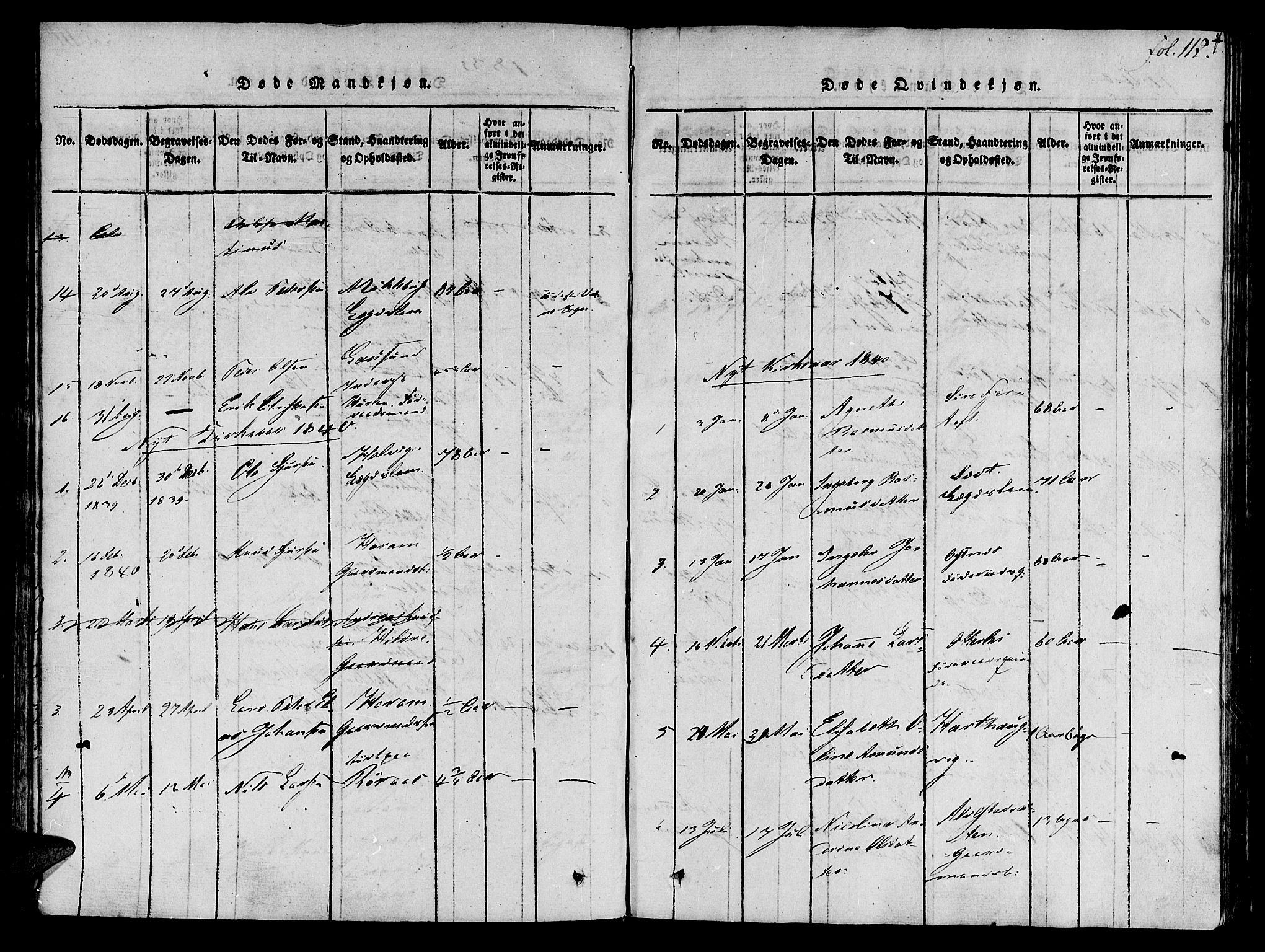 Ministerialprotokoller, klokkerbøker og fødselsregistre - Møre og Romsdal, SAT/A-1454/536/L0495: Parish register (official) no. 536A04, 1818-1847, p. 112