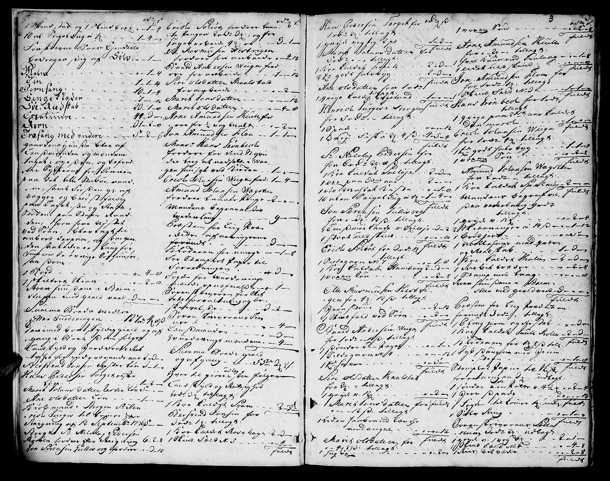 Helgeland sorenskriveri, SAT/A-0004/3/3A/L0012: Skifteprotokoll 8A, 1738-1740, p. 2b-3a