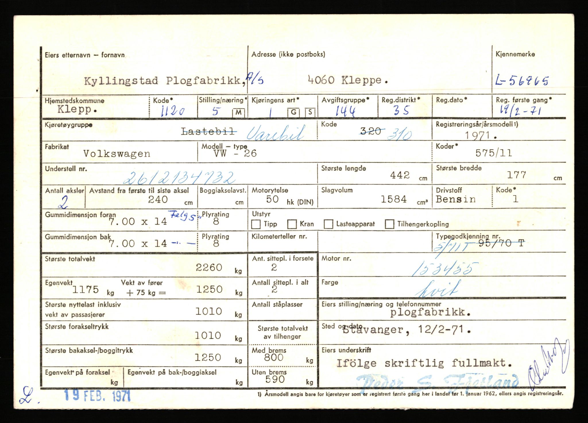 Stavanger trafikkstasjon, AV/SAST-A-101942/0/F/L0056: L-56500 - L-57199, 1930-1971, p. 1538