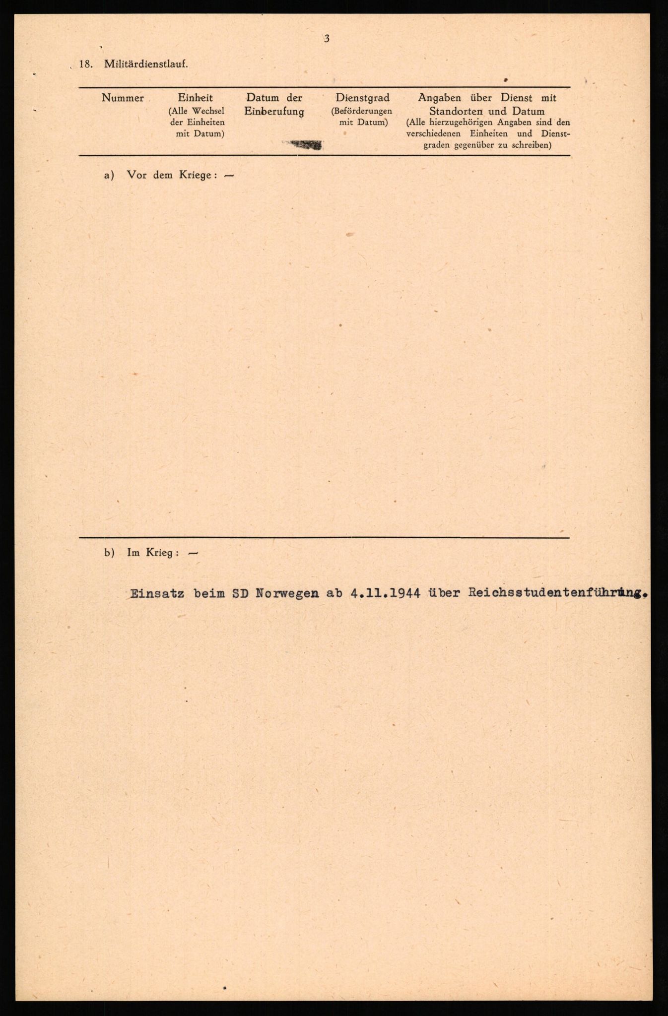 Forsvaret, Forsvarets overkommando II, AV/RA-RAFA-3915/D/Db/L0034: CI Questionaires. Tyske okkupasjonsstyrker i Norge. Tyskere., 1945-1946, p. 254